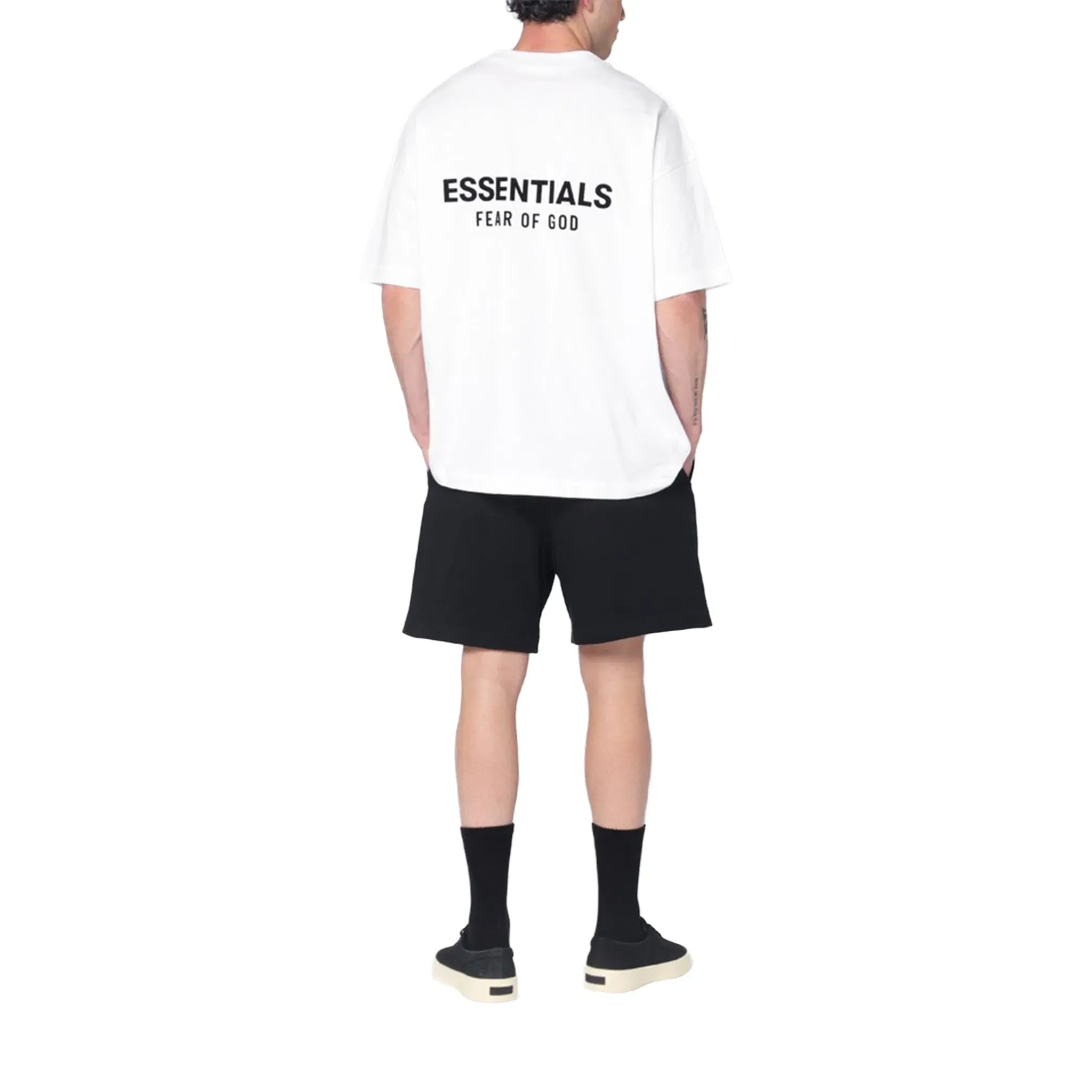 Fear of God Essentials Classic Fit Tee Bright White (SS25)
