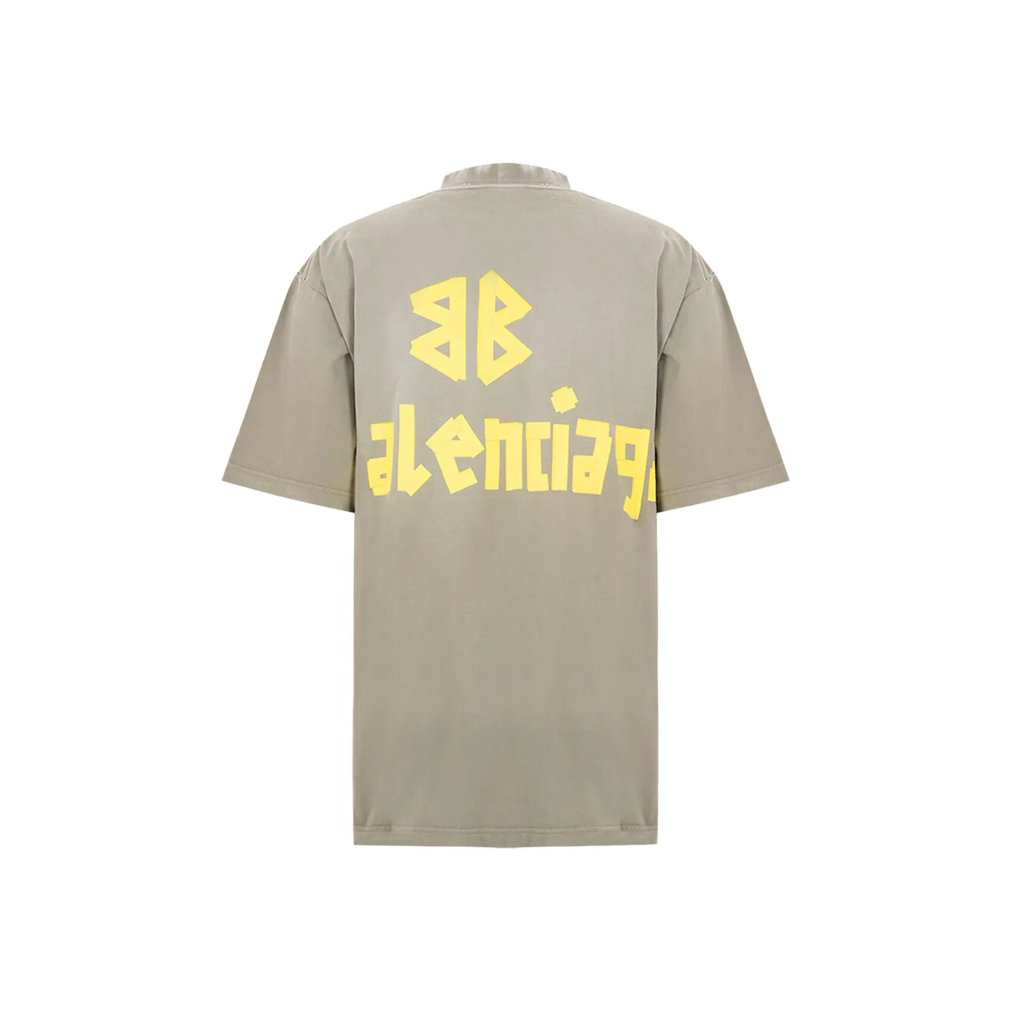 BALENCIAGA New Tape Type TR Medium Fit Tee Army Green (SS25)