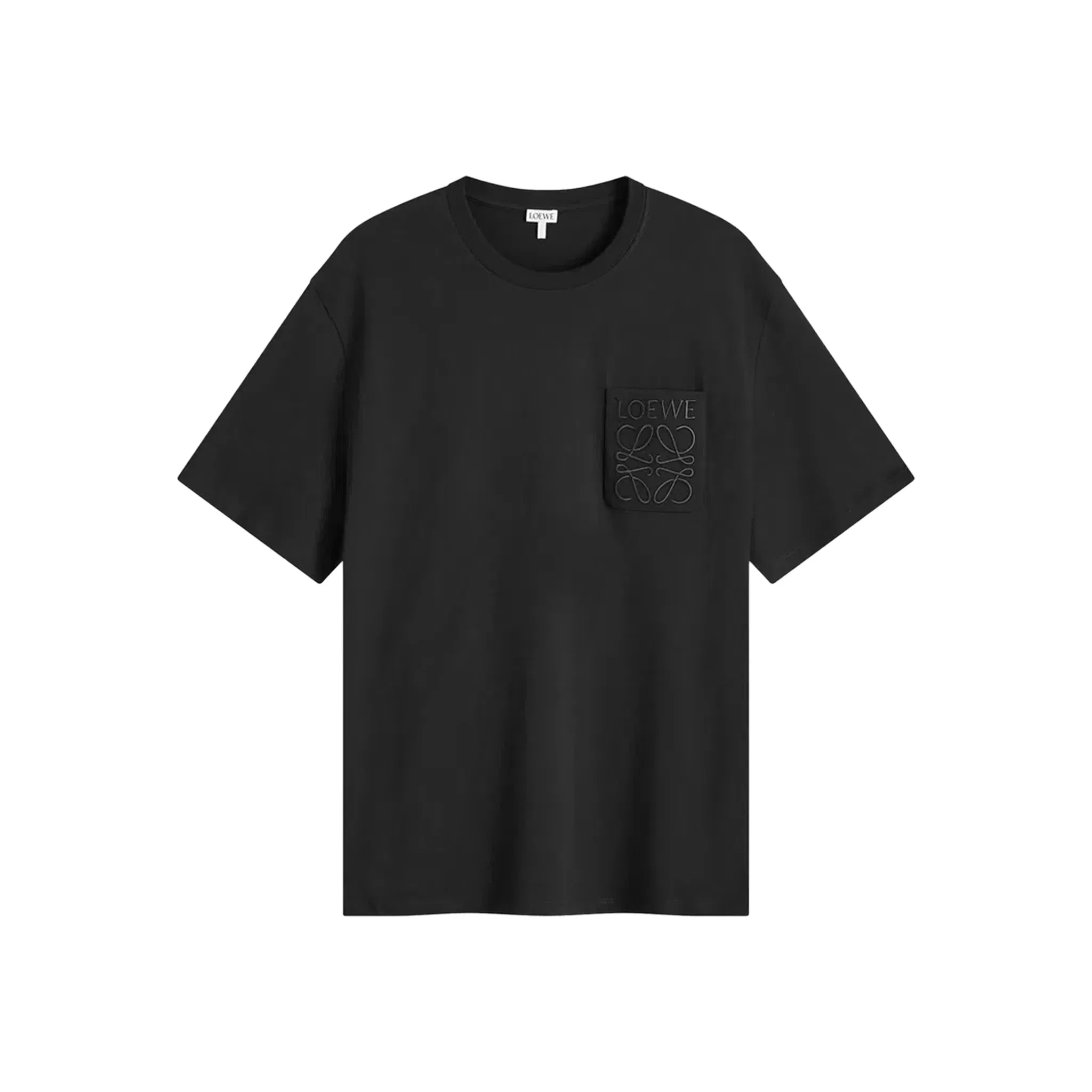 LOEWE Anagram Pocket Relaxed Fit Tee Black (FW23)