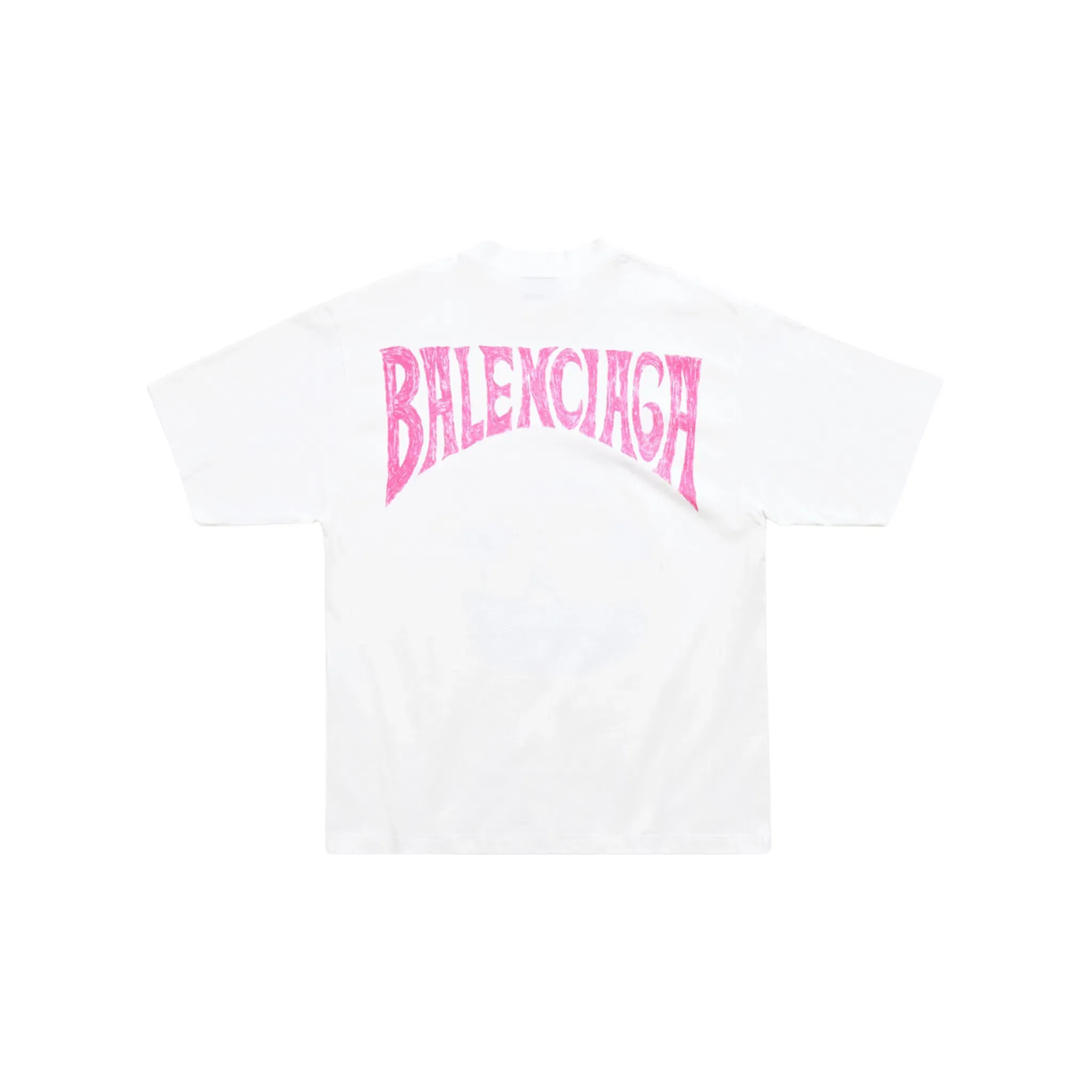 BALENCIAGA Paris Tropical Medium Fit Tee White (SS25)