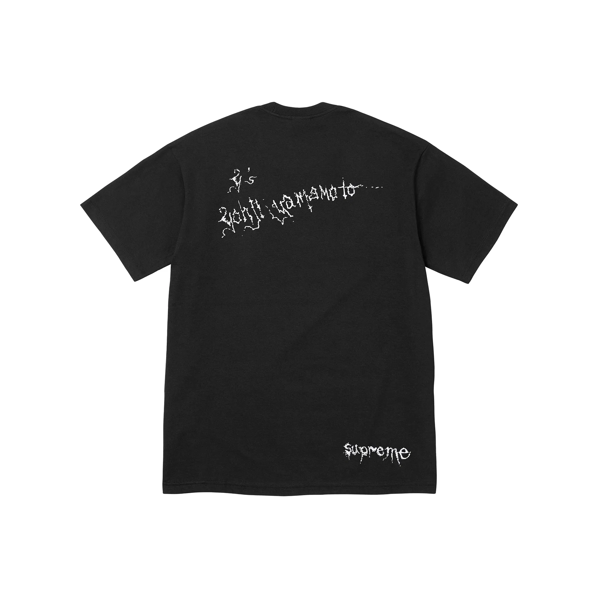 Supreme Y's by Yohji Yamamoto Thinker Tee Black (FW25)