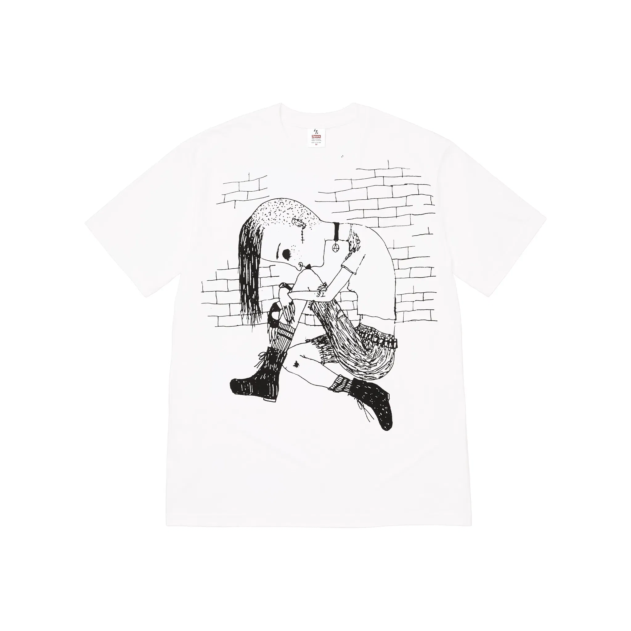 Supreme Y's by Yohji Yamamoto Thinker Tee White (FW25)