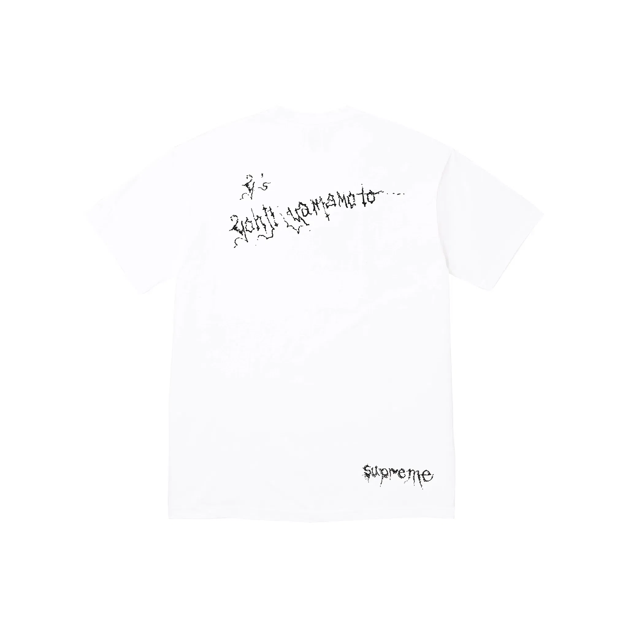 Supreme Y's by Yohji Yamamoto Thinker Tee White (FW25)