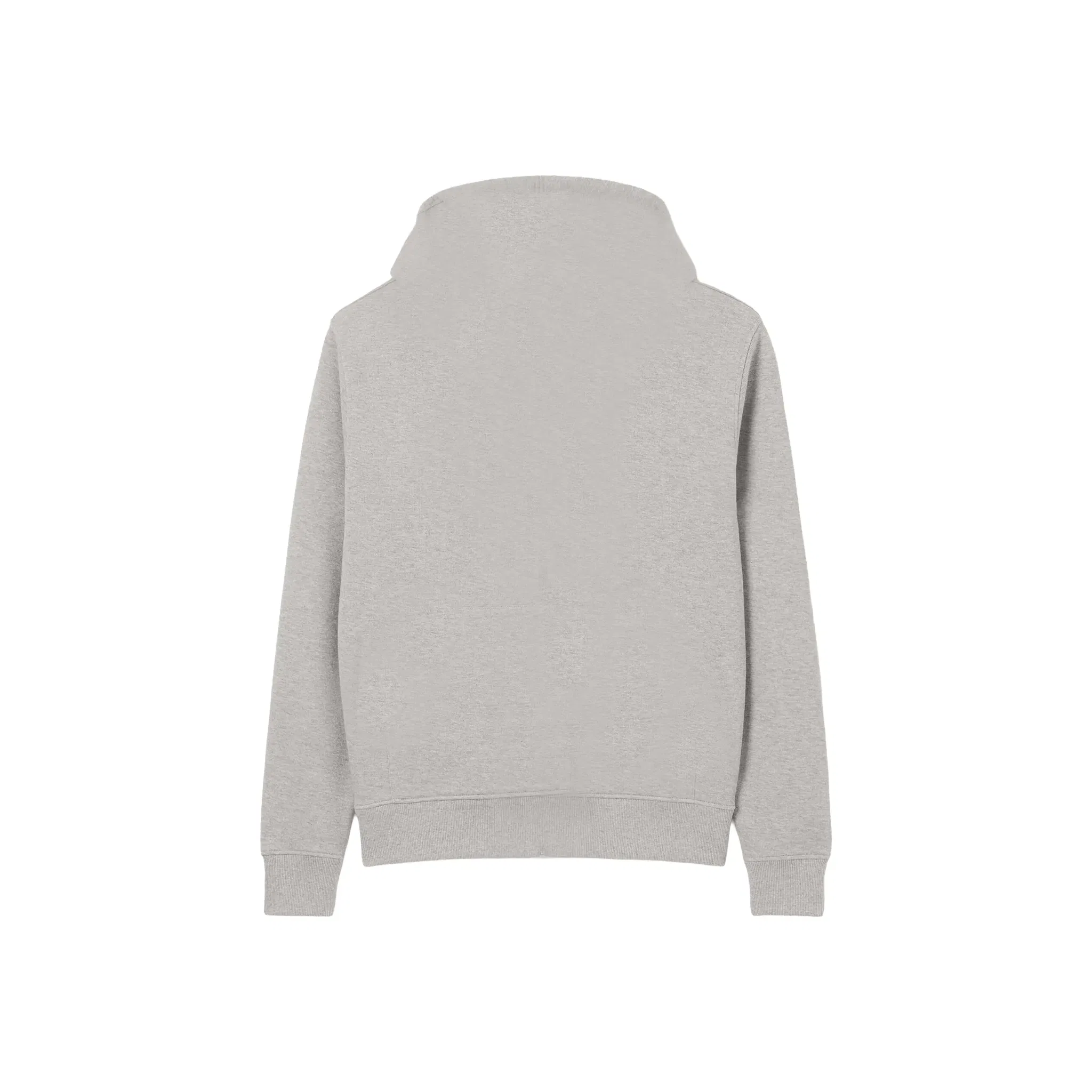AMI PARIS Cotton Zipped Ami De Coeur Hoodie Grey (FW25)