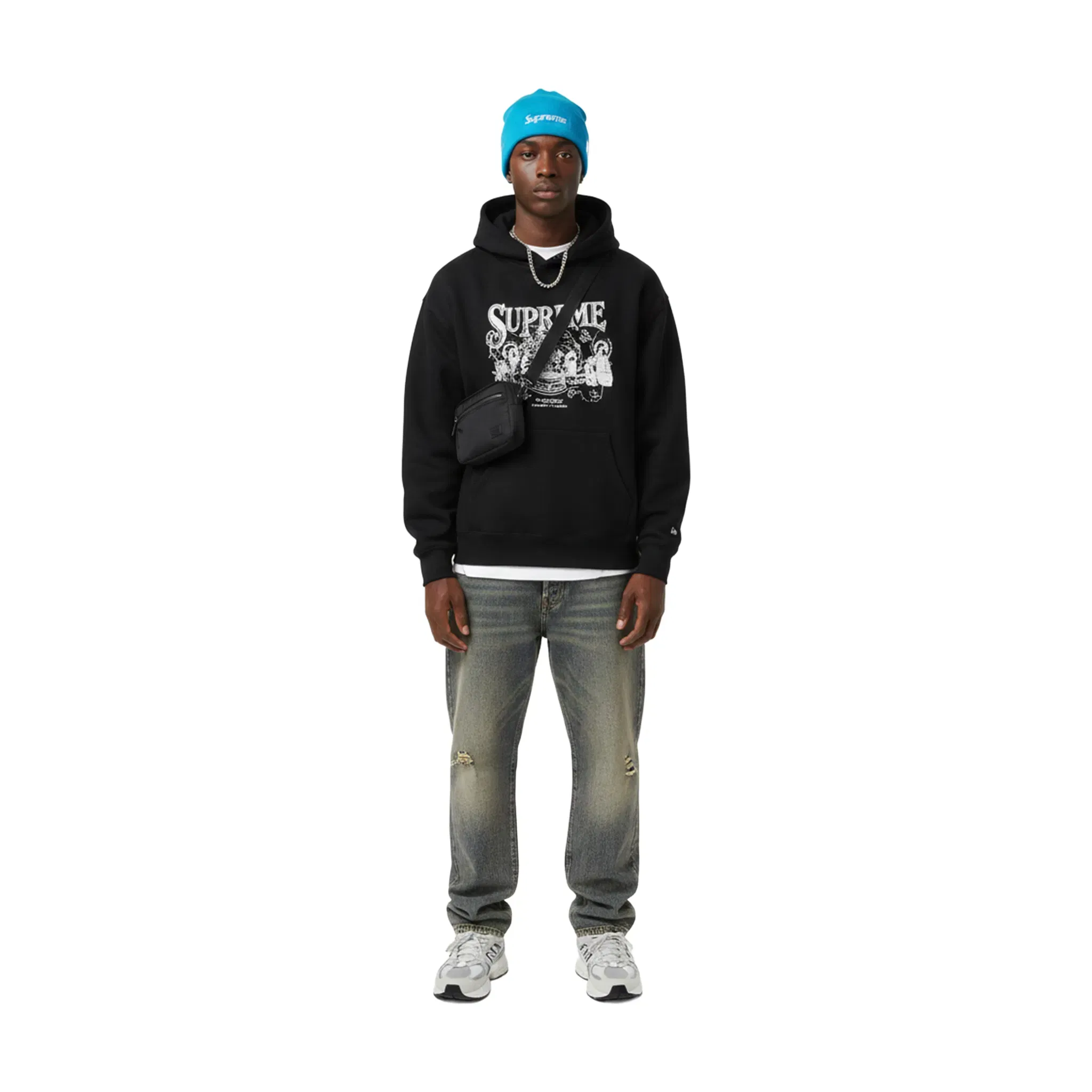Supreme / New Era® Box Logo Beanie Bright Royal (FW18)