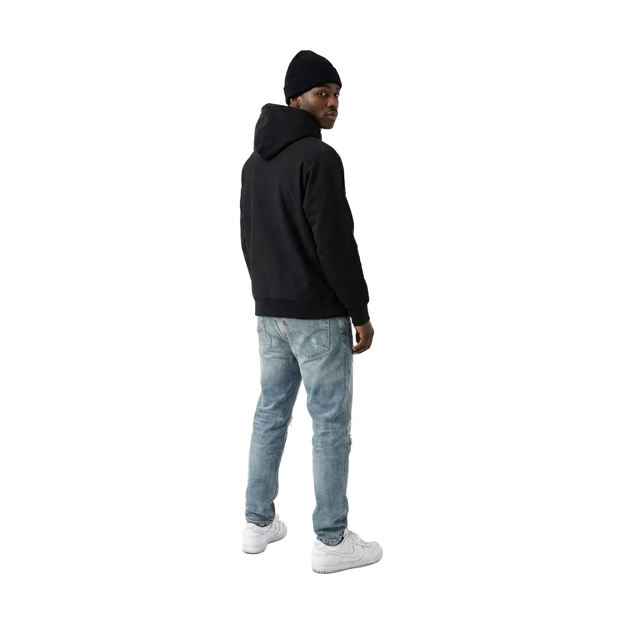 Supreme Cross Box Logo Hoodie Black (FW20)