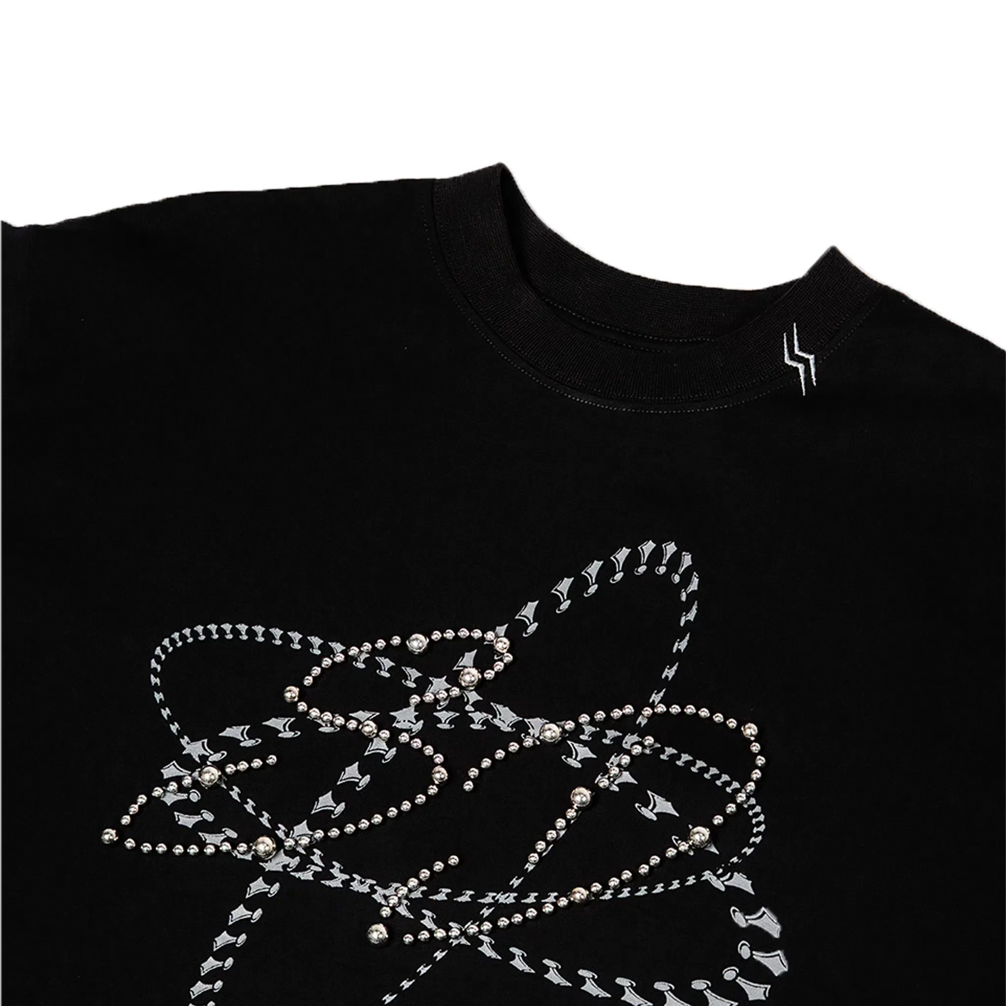 SLOWDOWN SD Atom Tee Black (SS25)