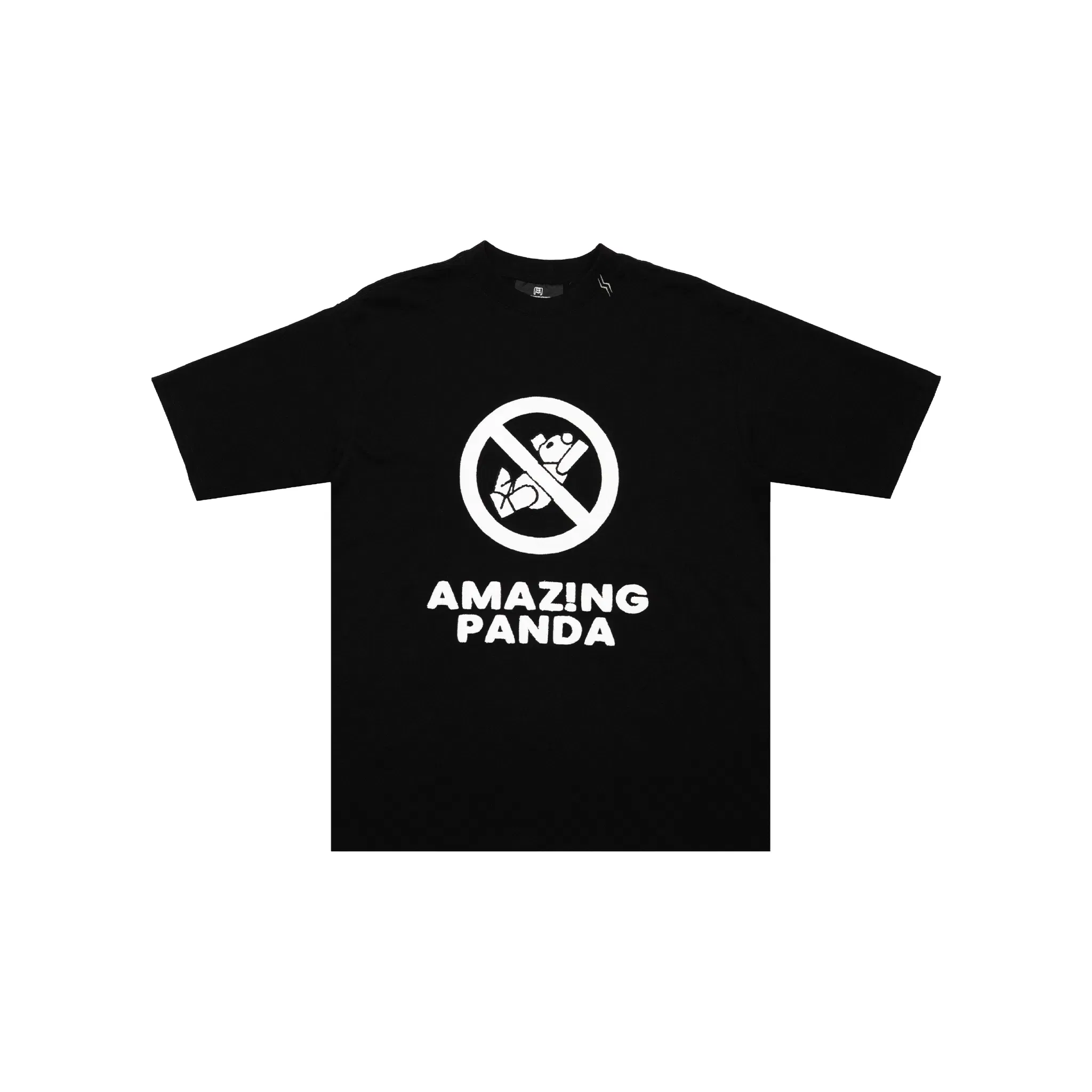 SLOWDOWN No Falling Tee Black (SS25)