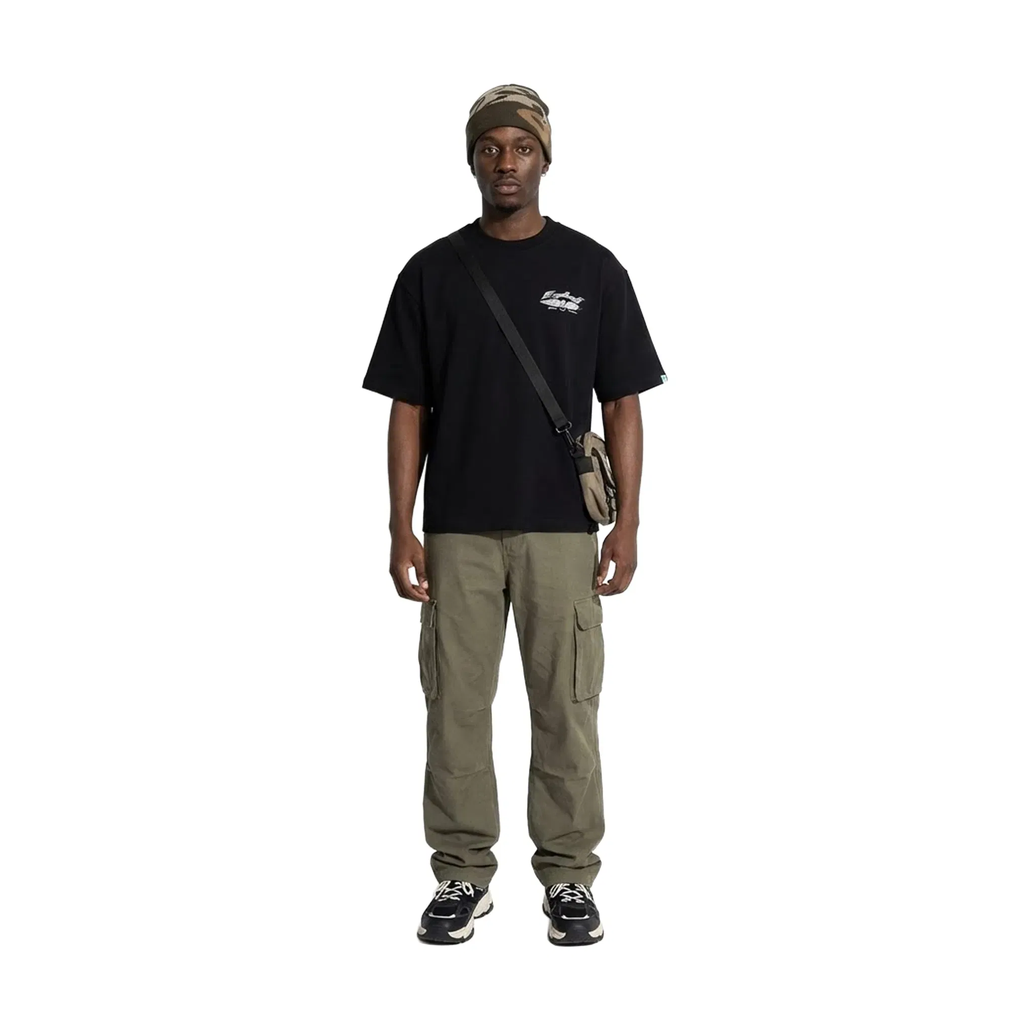 EGLAF R//W Wings Boxy Tee Black (FW25)