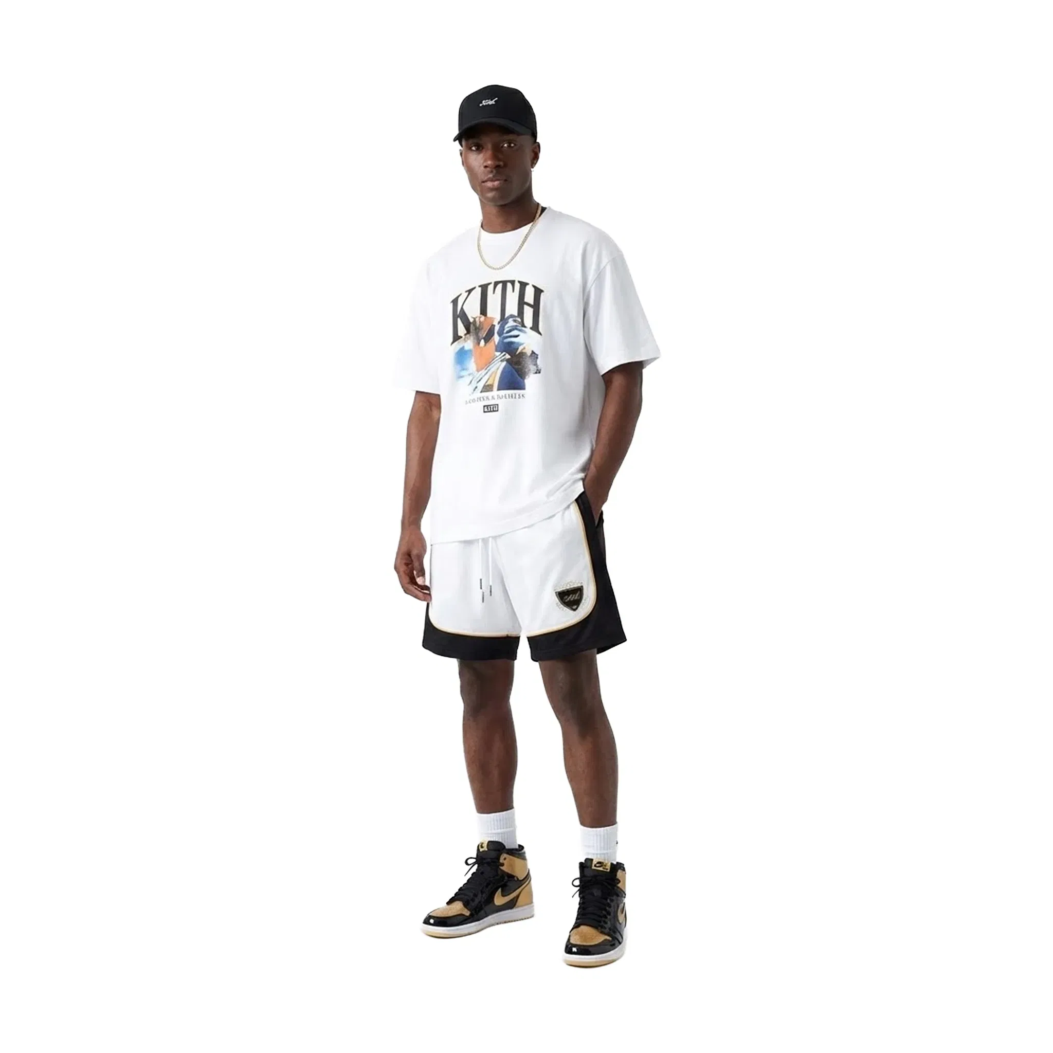 KITH Beverly Hills Exclusive Soccer Shorts White (SS25)
