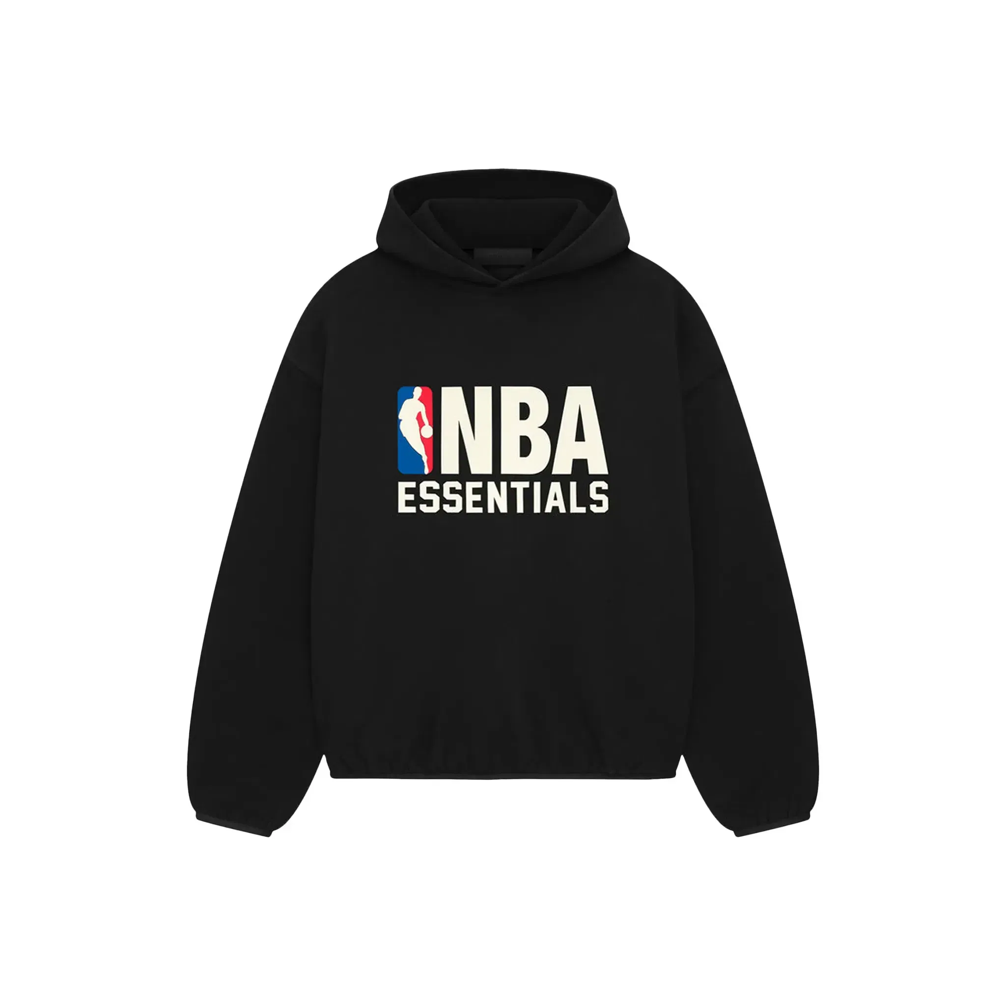 Fear of God Essentials x NBA Logo Fleece Hoodie Black (FW24)