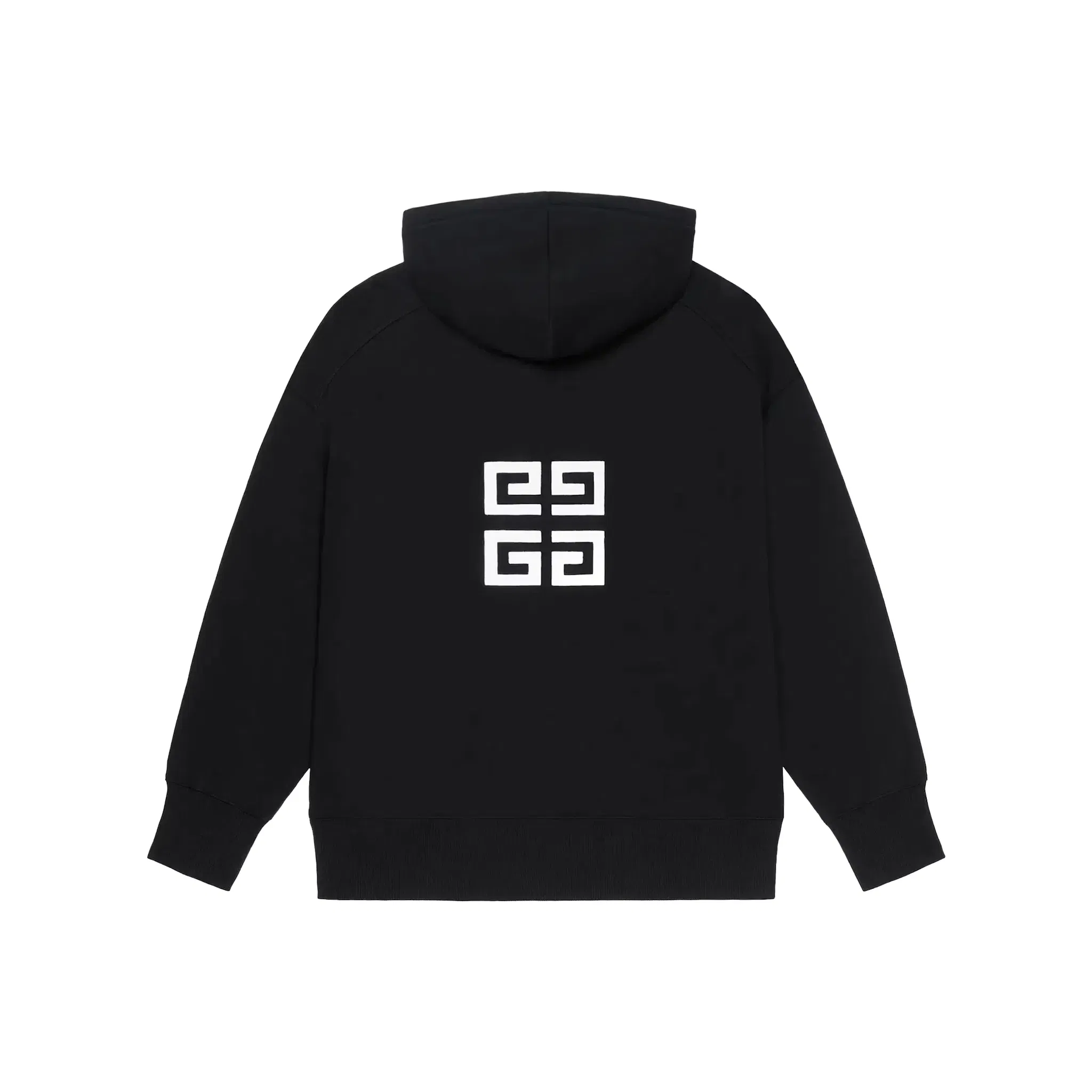 GIVENCHY Embroidered Classic Fit 4G Logo Hoodie Black (SS22)