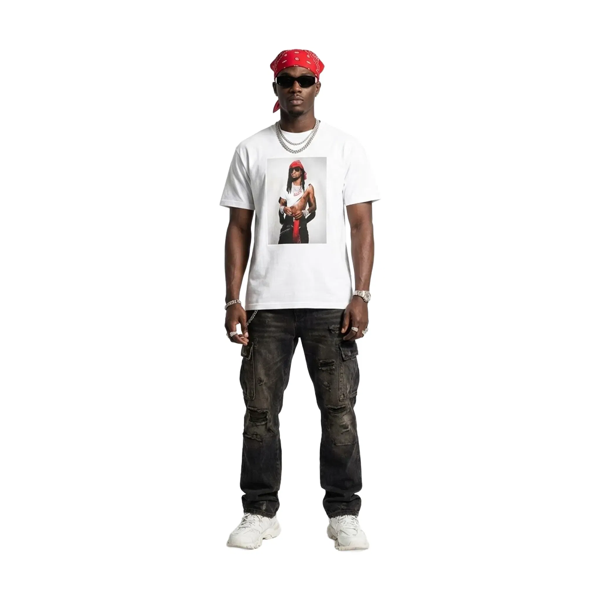 Supreme Playboi Carti Tee White (FW25)