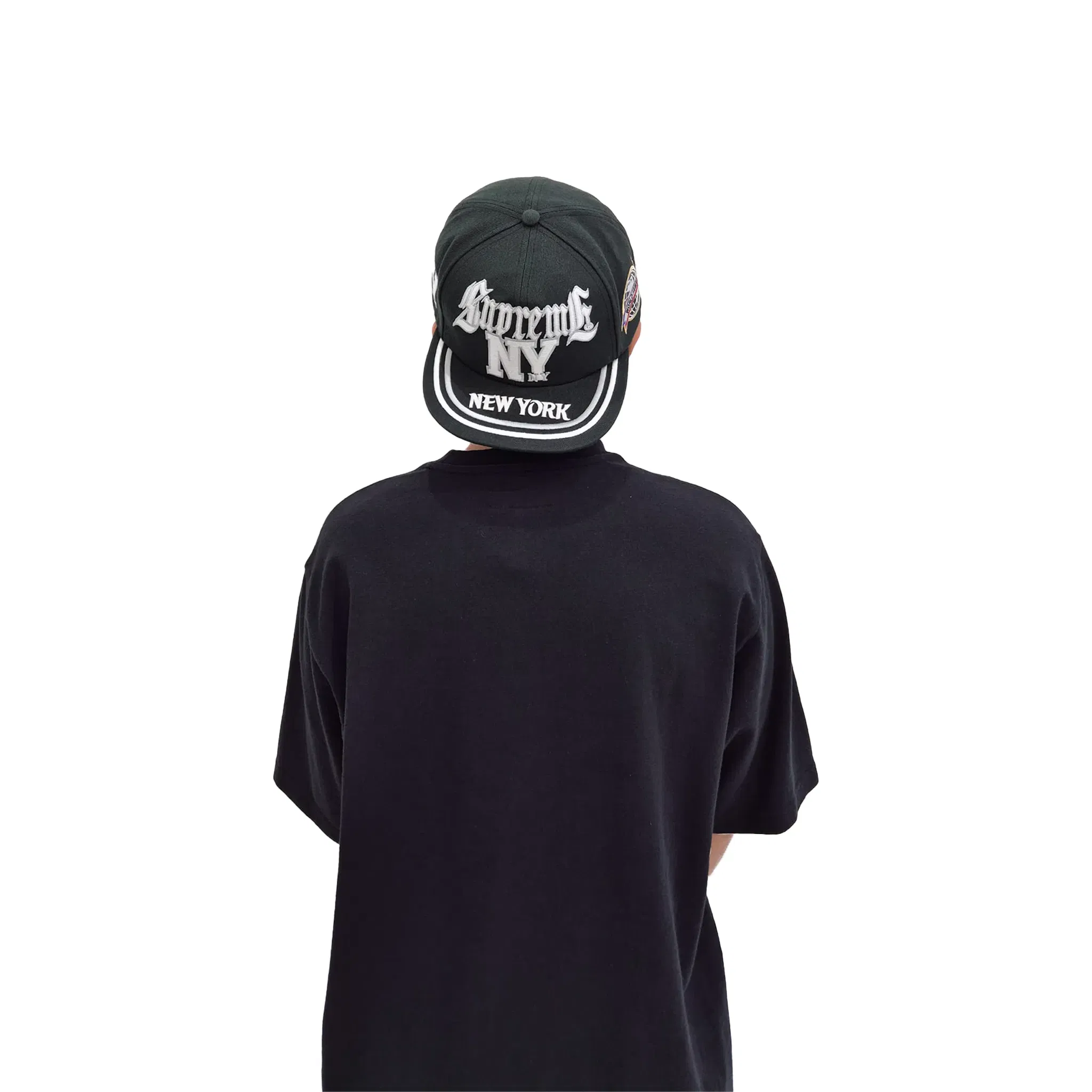 Supreme Satin Appliqué Short Sleeve Tee Black (SS25)