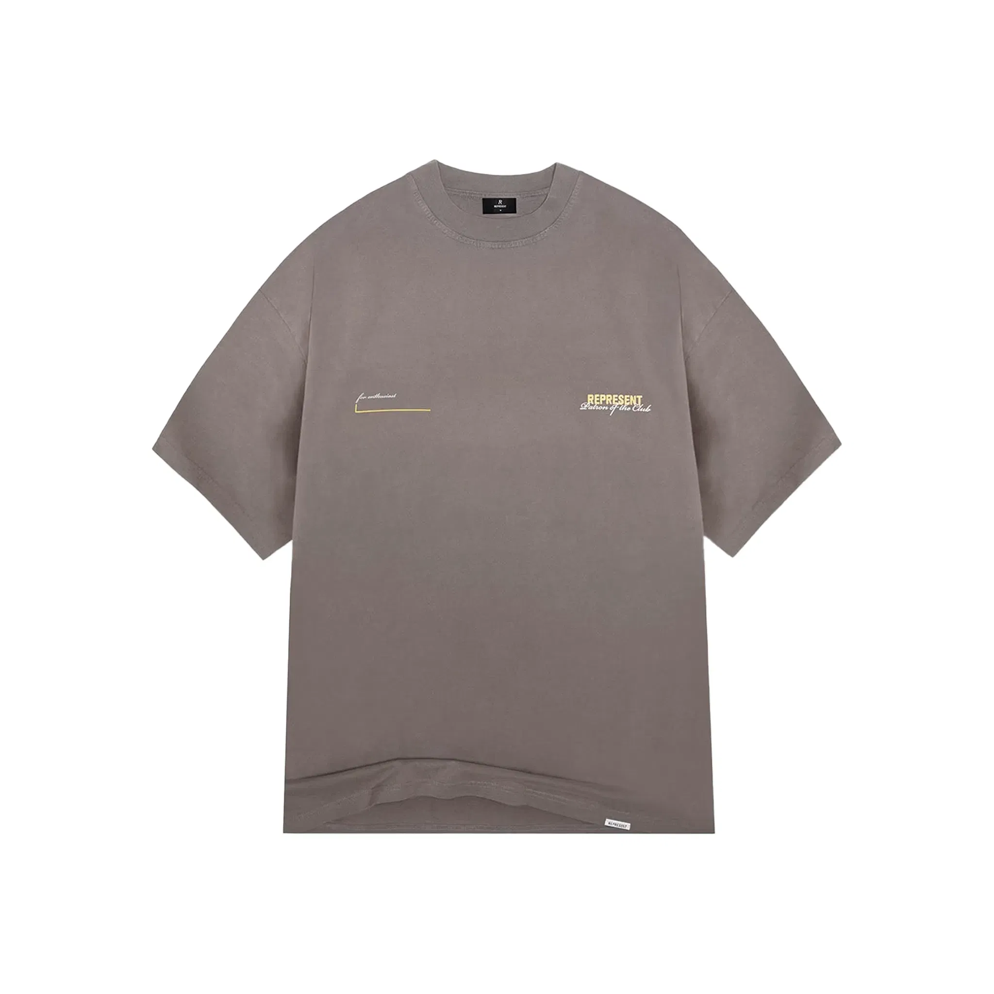 Represent Patron Of The Club Tee Washed Olive (SS25)