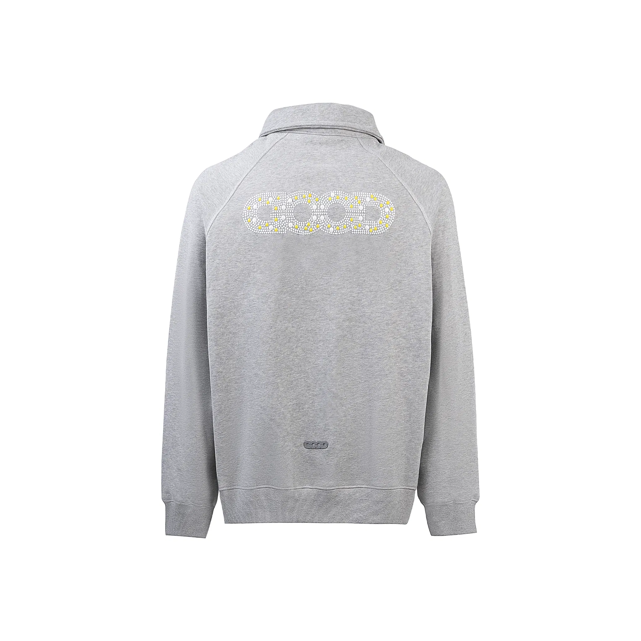 GOODBRAND Pearl Polo Long Sleeved Sweatshirt Grey (FW24)
