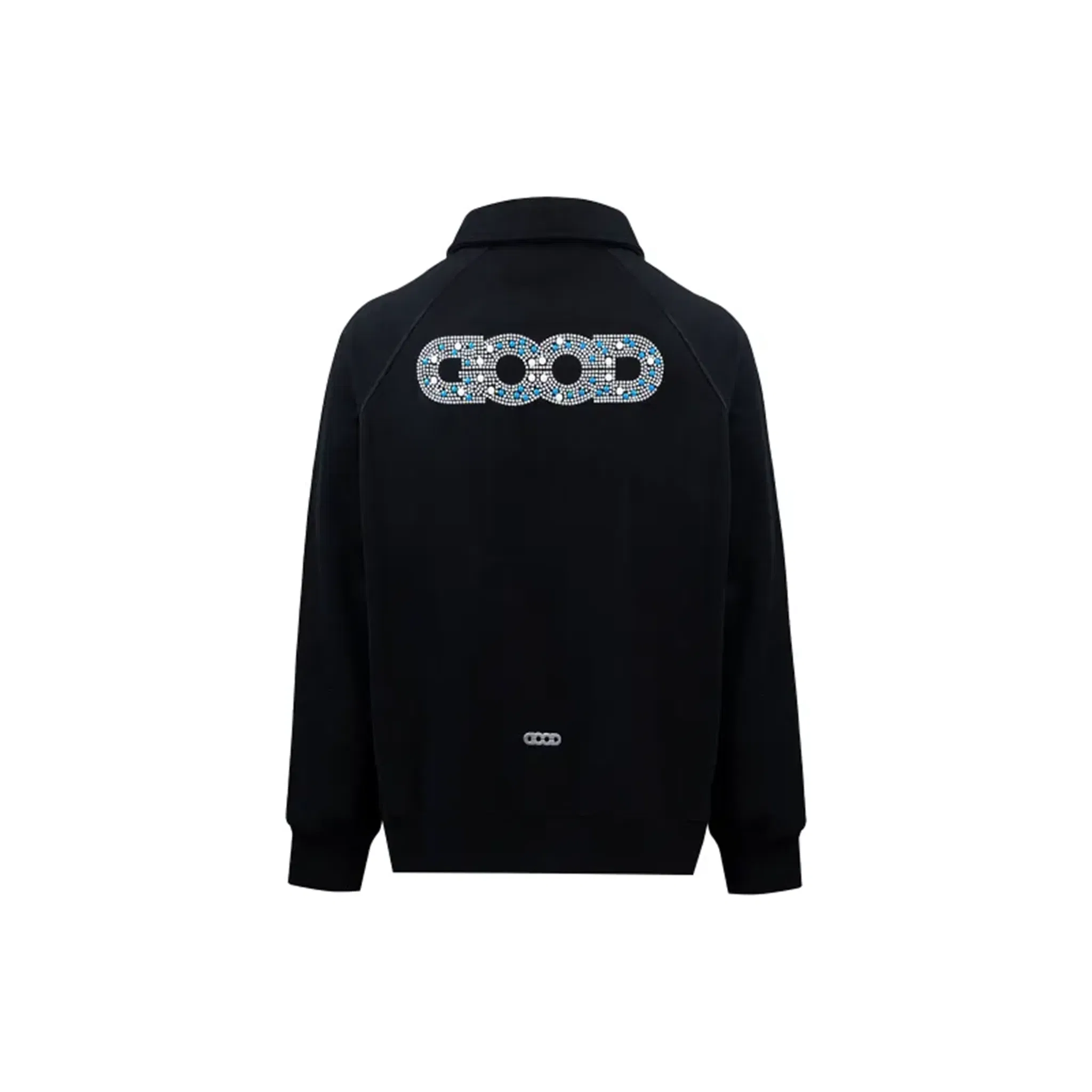 GOODBRAND Pearl Polo Long Sleeved Sweatshirt Black (FW24)