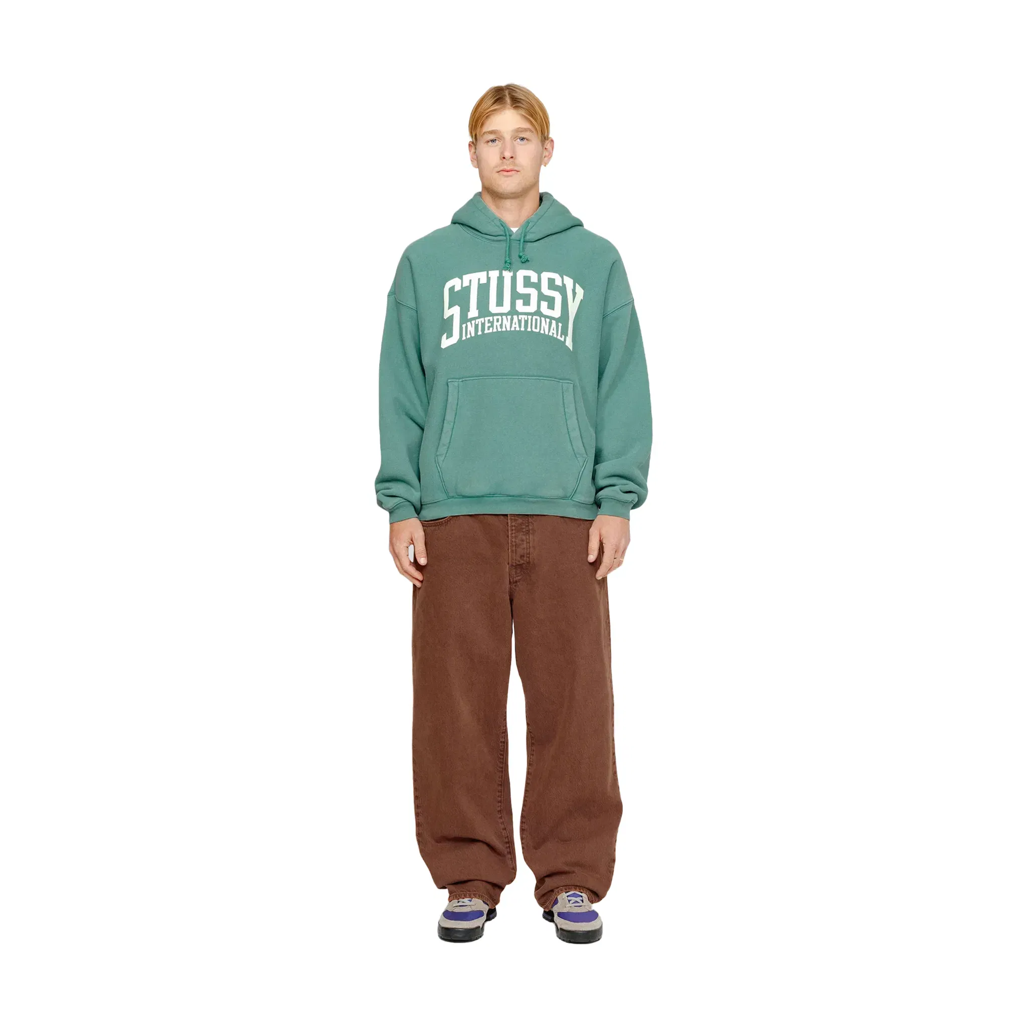 Stüssy International Relaxed Hoodie Teal (FW23)