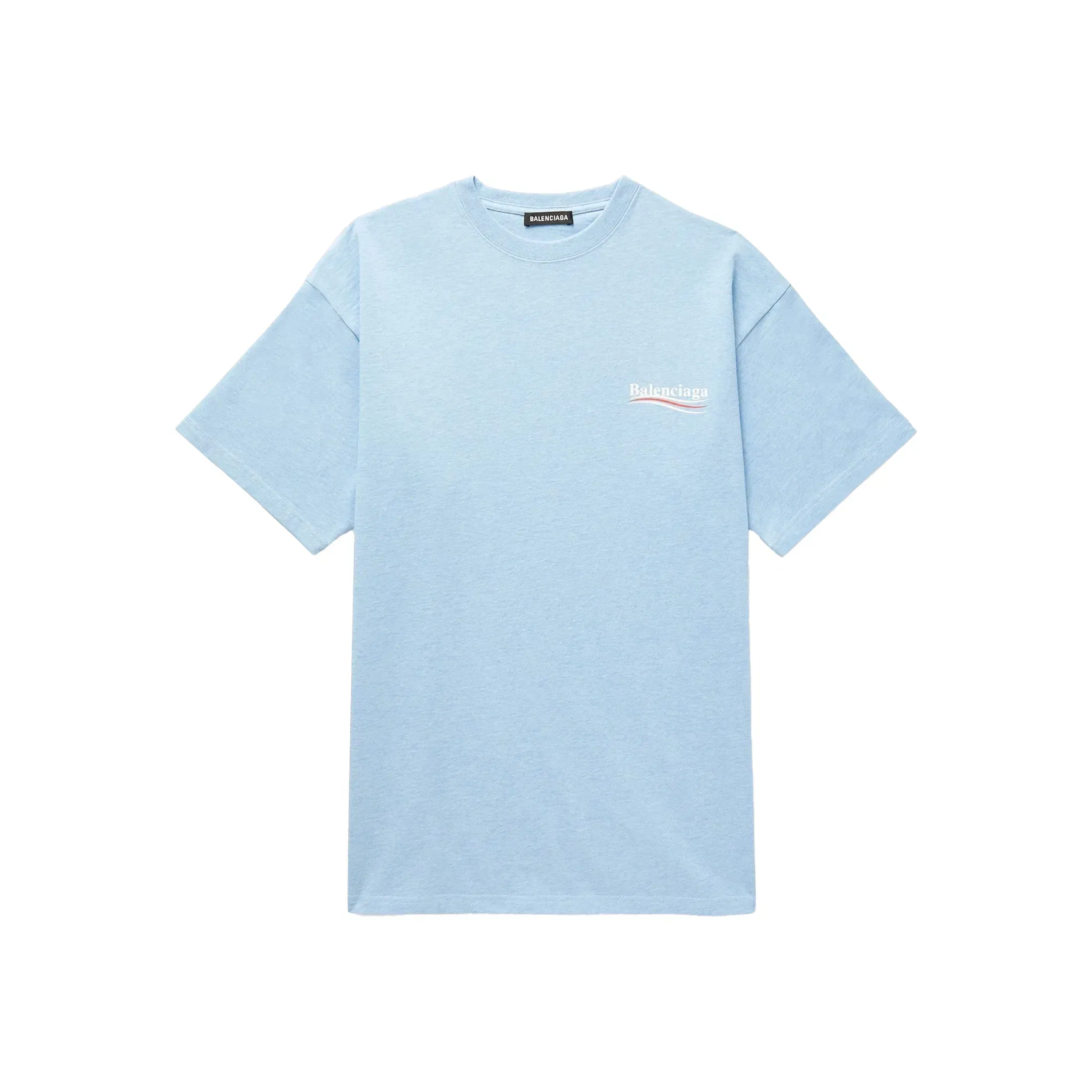 BALENCIAGA Political Campaign Tee Blue (SS23)