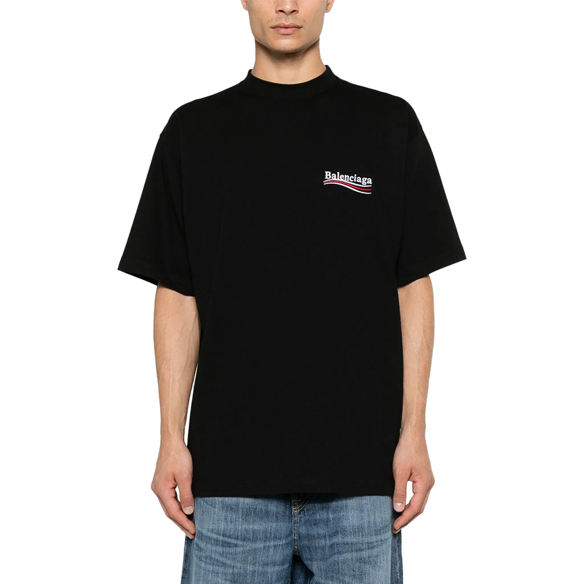 BALENCIAGA Political Campaign Tee Black (SS23)