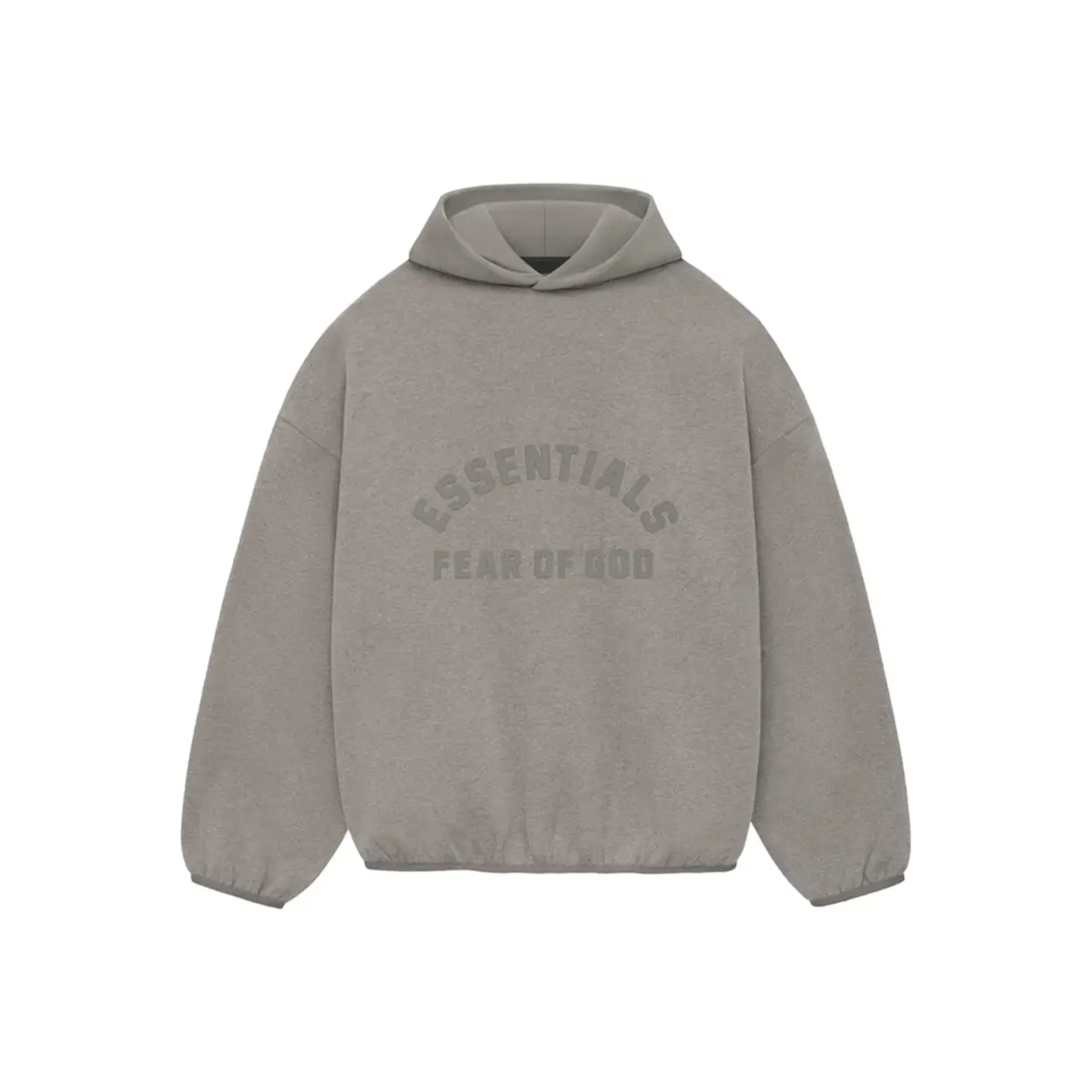 Fear of God Essentials Nylon Fleece Hoodie Heather Grey/Dust (SS24)