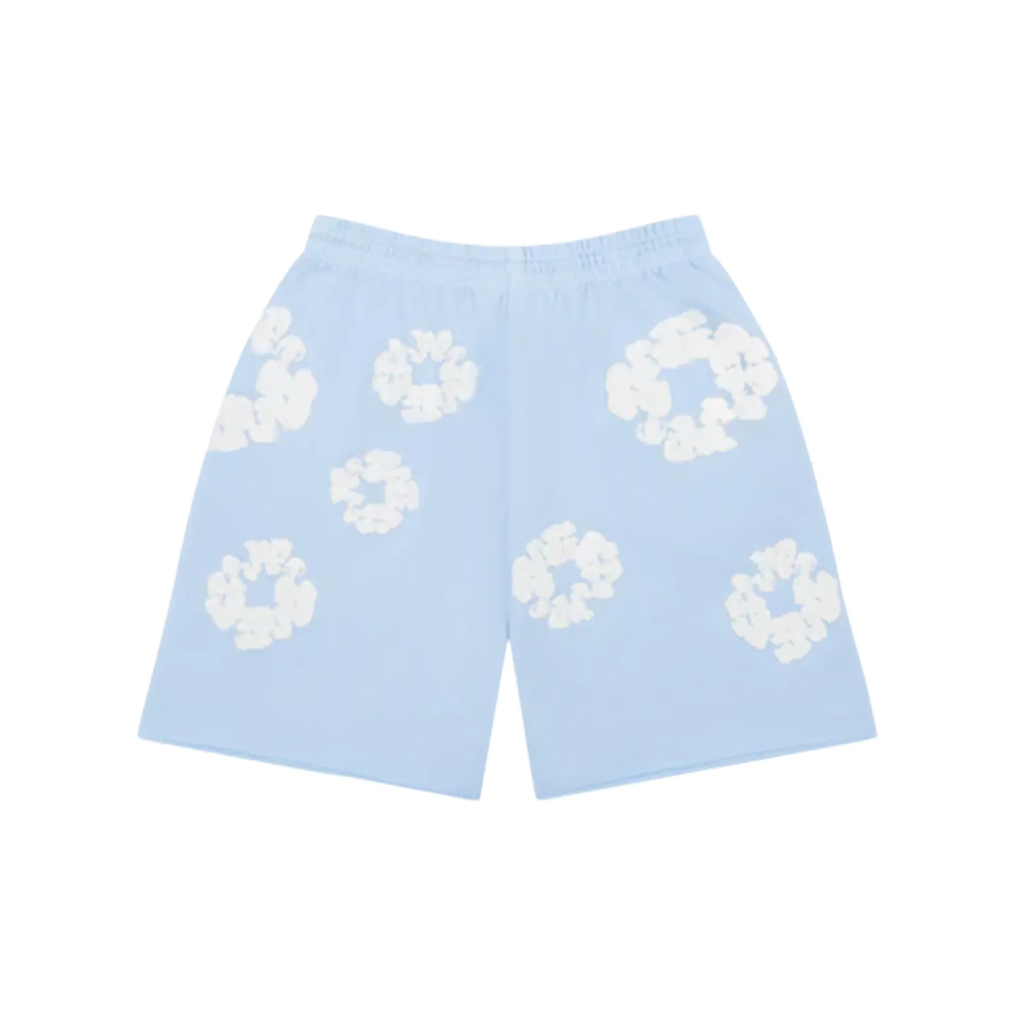 Denim Tears The Cotton Wreath Shorts Powder Blue (FW24)