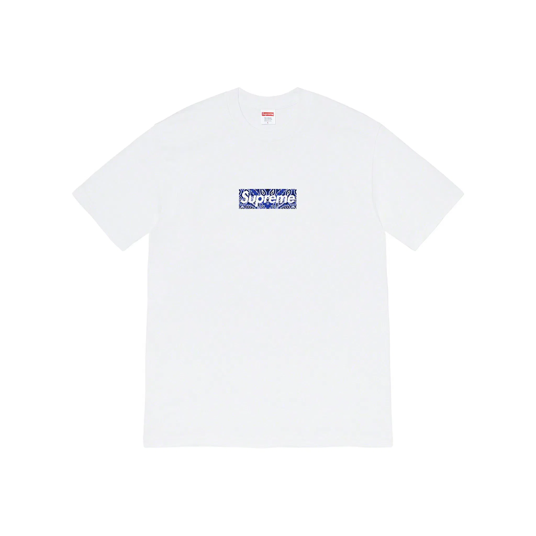 Supreme Bandana Box Logo Tee White (FW19)