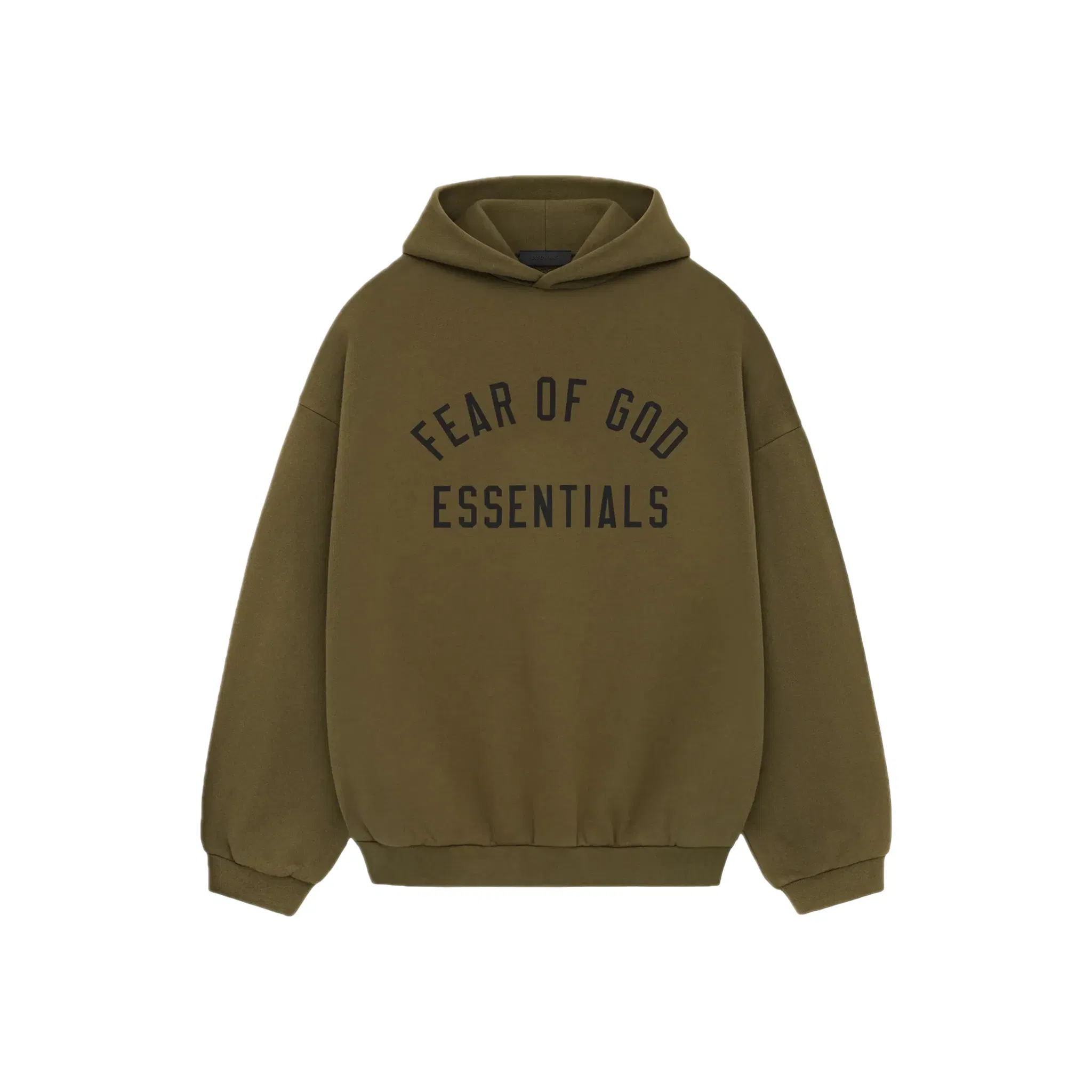 Fear of God Essentials Fleece Hoodie Olive (FW24)