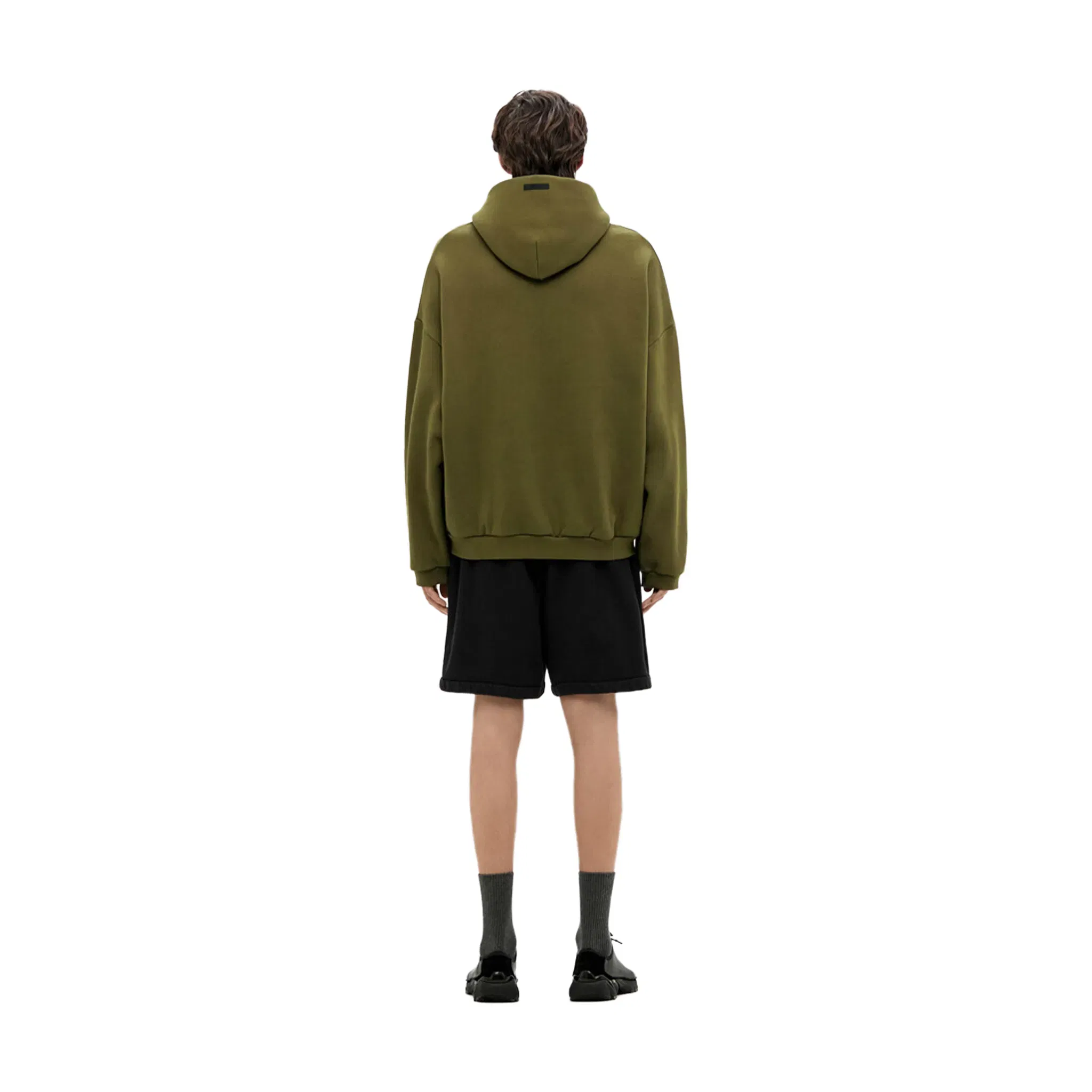 Fear of God Essentials Fleece Hoodie Olive (FW24)