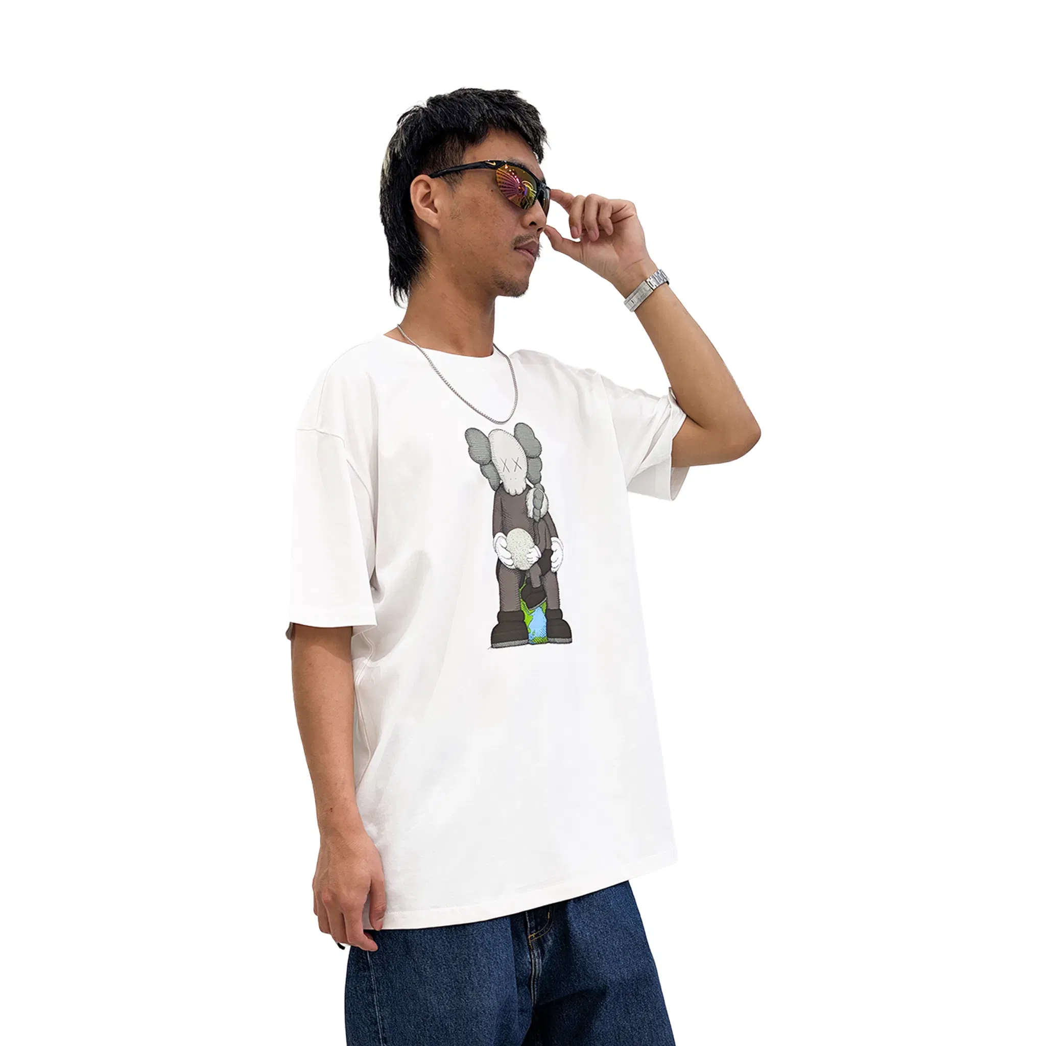 Human Made KAWS Holiday Thailand Tee White (SS25)