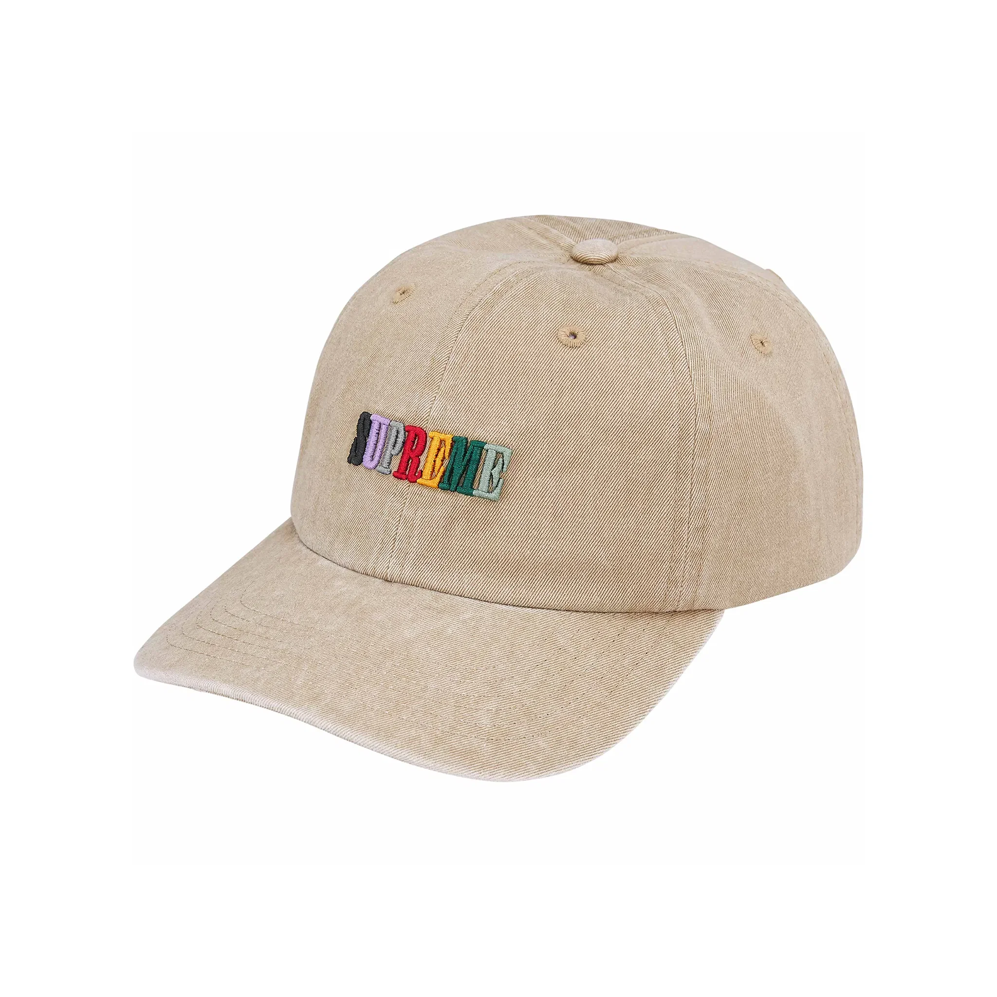 Supreme Pigment Dyed 6-Panel Cap Tan (SS25)