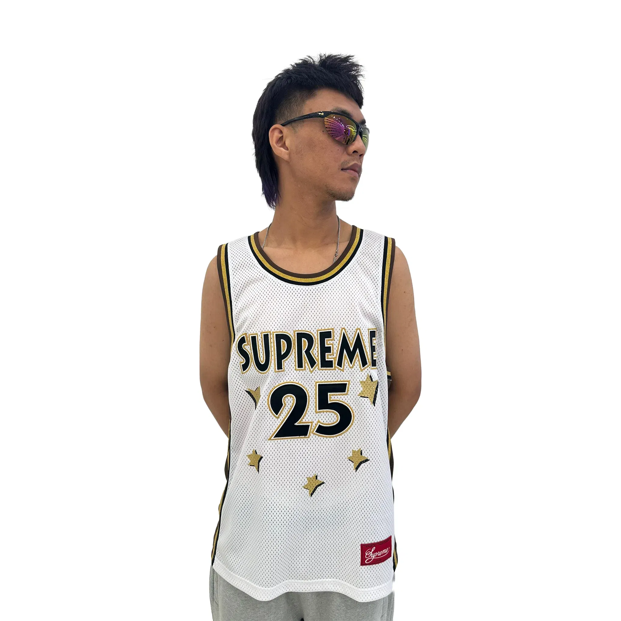 Supreme All Star Basketball Jersey White (SS25)