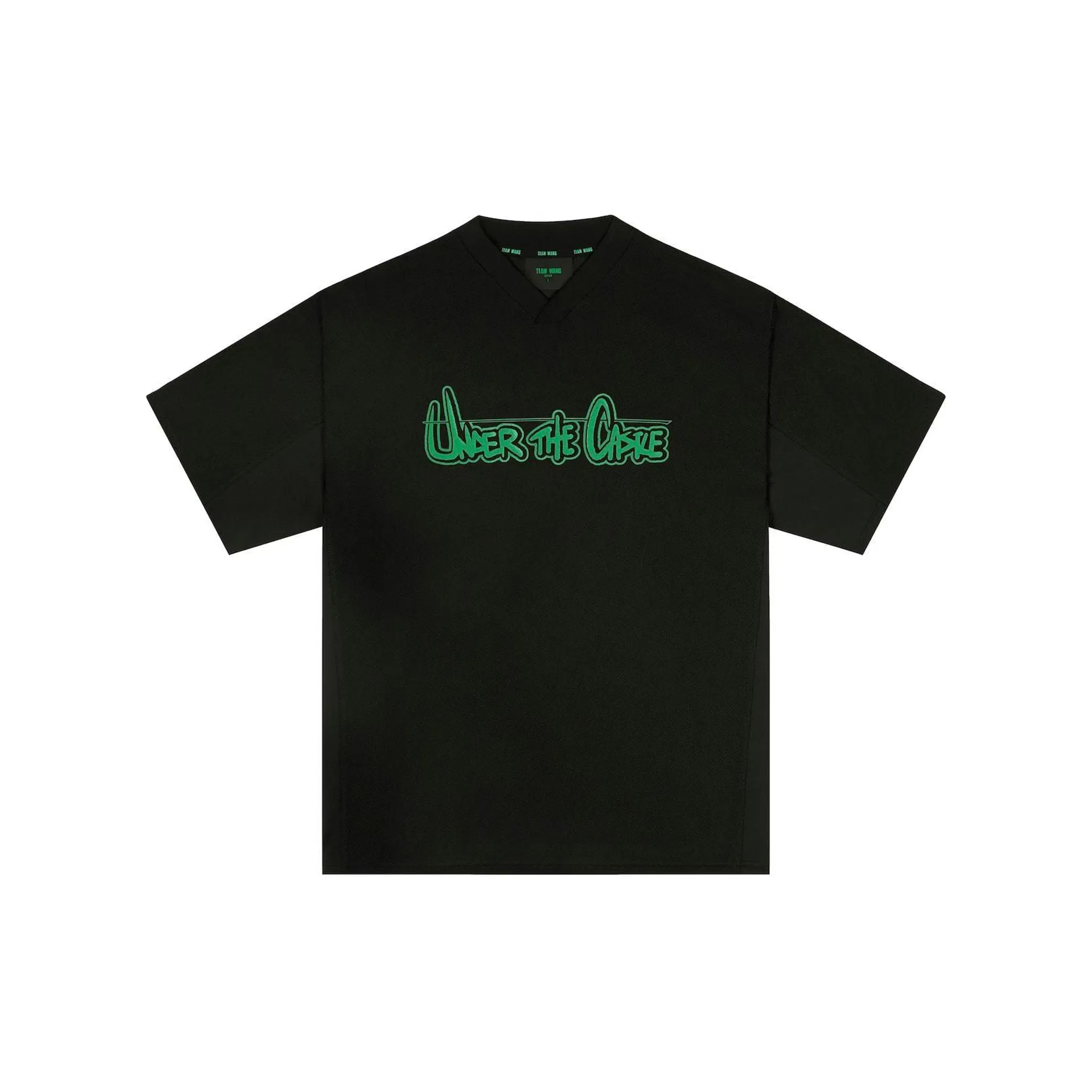 TEAM WANG design Under The Castle Patchwork Tee Black (SS24)