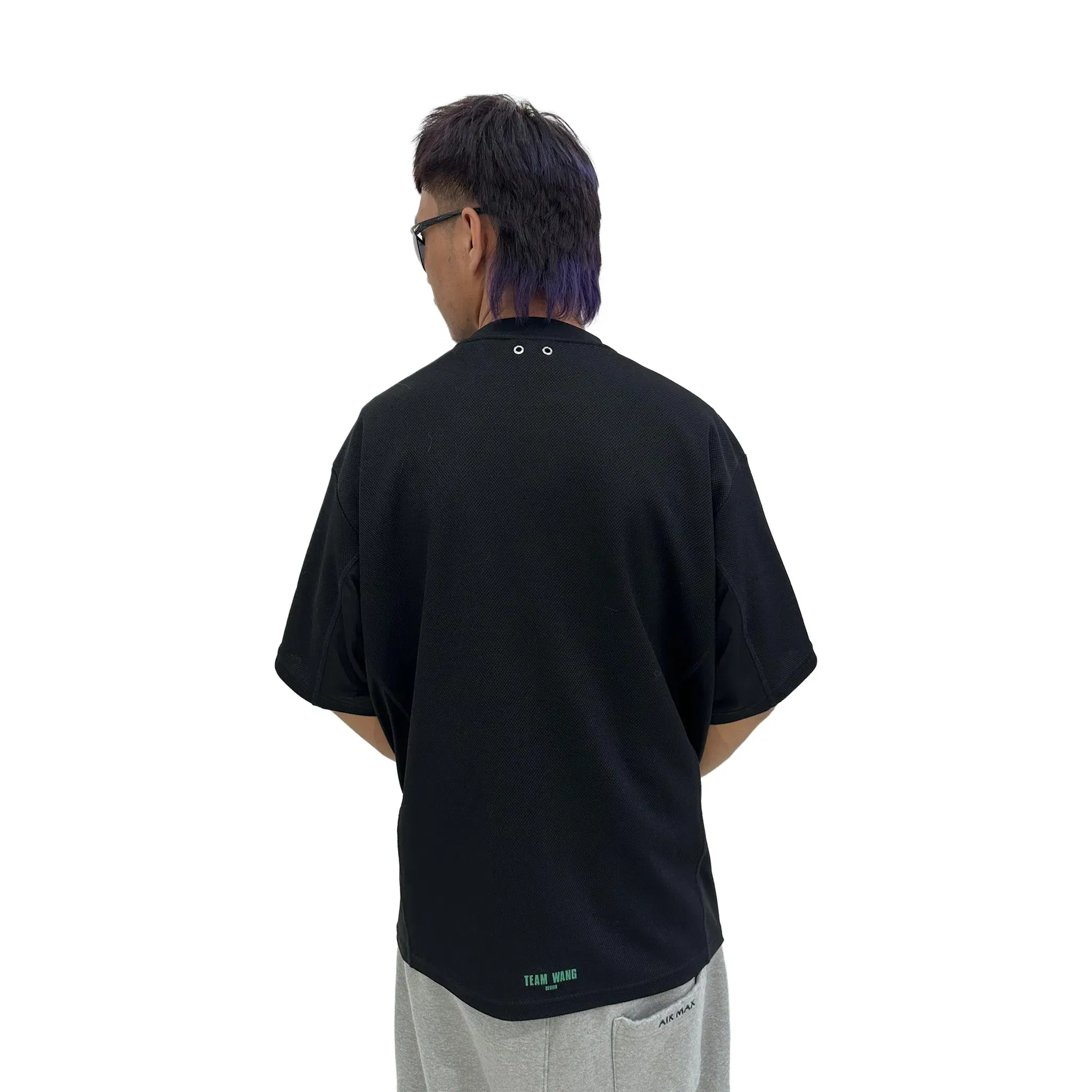 TEAM WANG design Under The Castle Patchwork Tee Black (SS24)