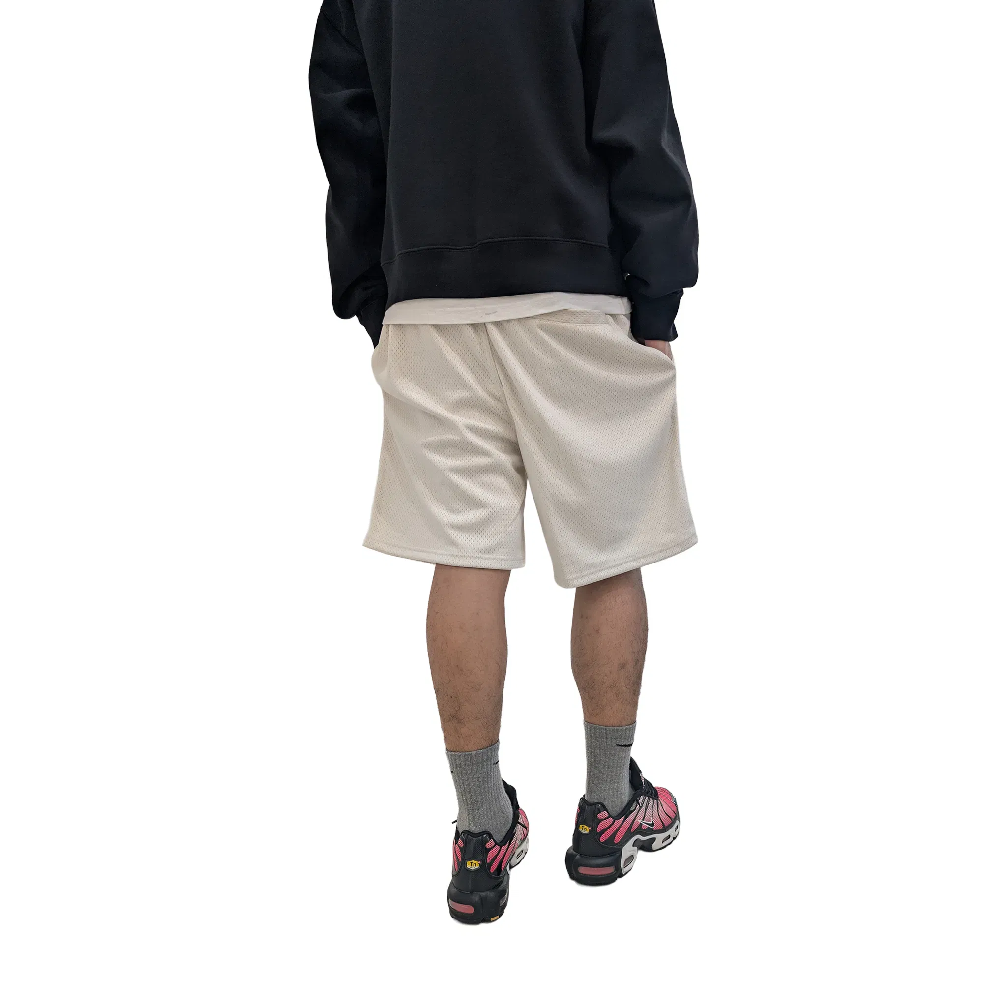 Stüssy 4X4 Mesh Football Shorts Bone (SS23)