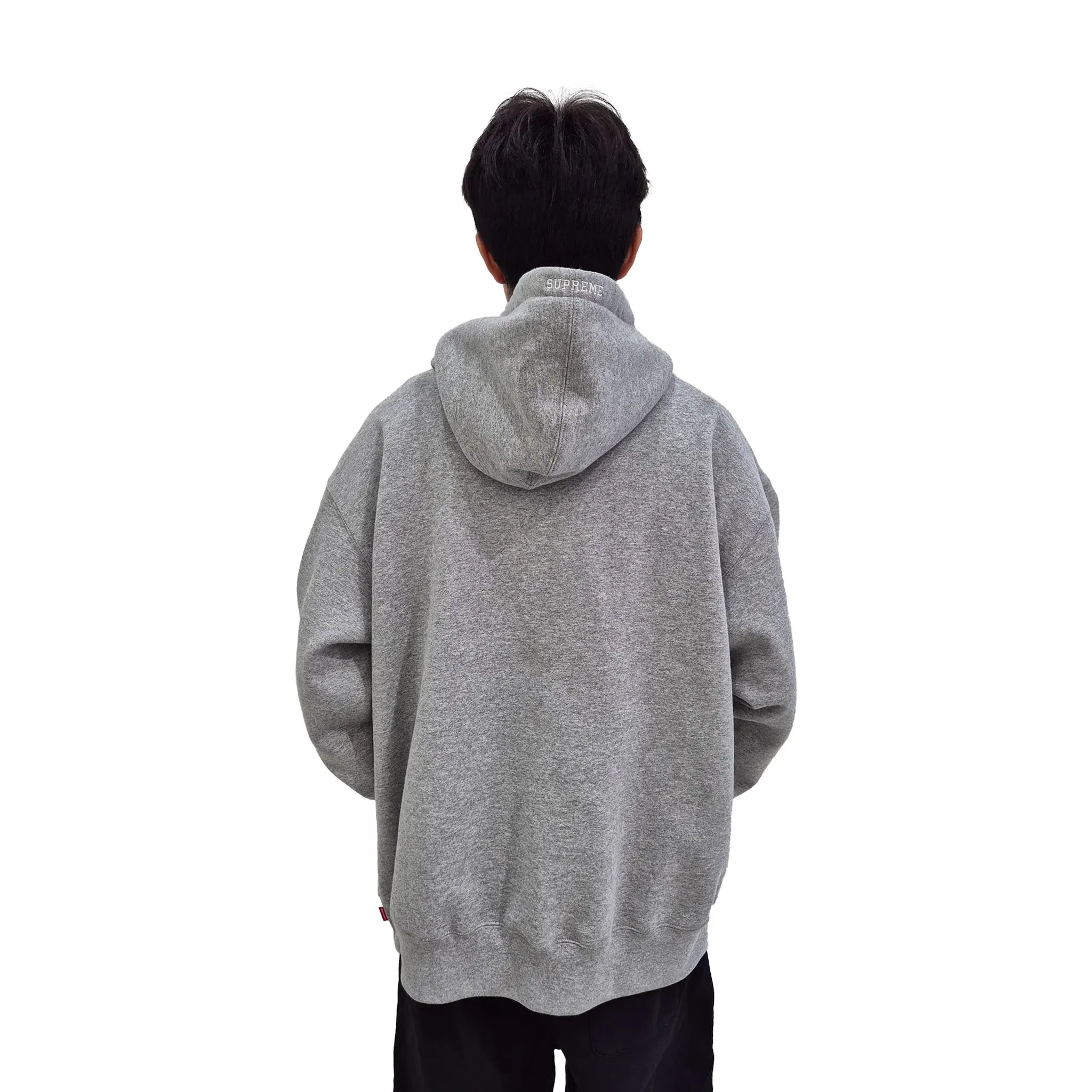 Supreme S Logo Hoodie Heather Grey (SS25)