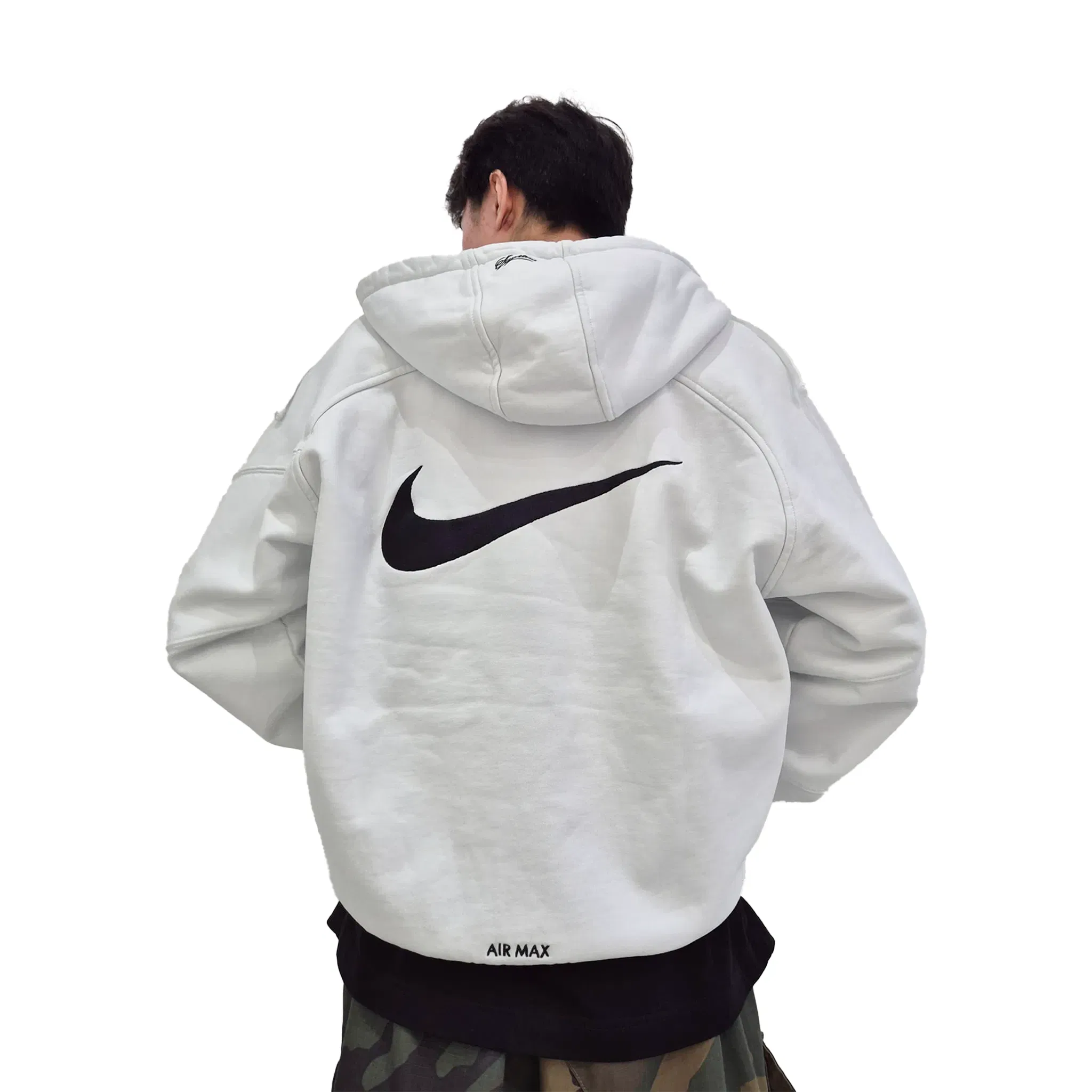 Nike Supreme x Nike Zip Up Hoodie White (SS25)