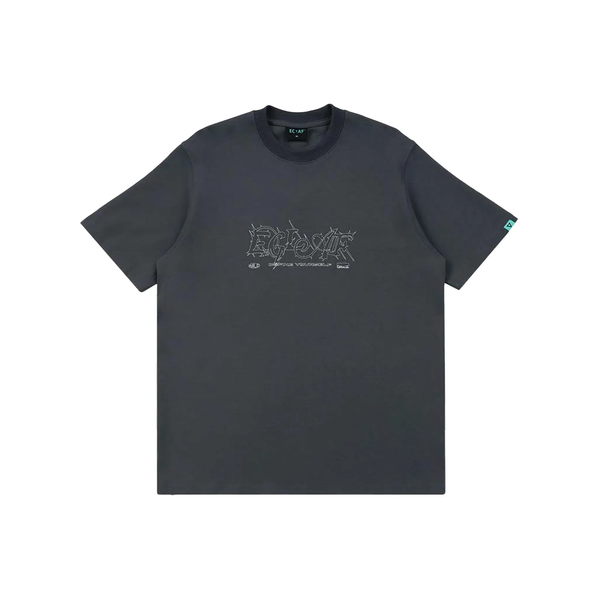 EGLAF Thornscript Tee Cool Grey (SS25)