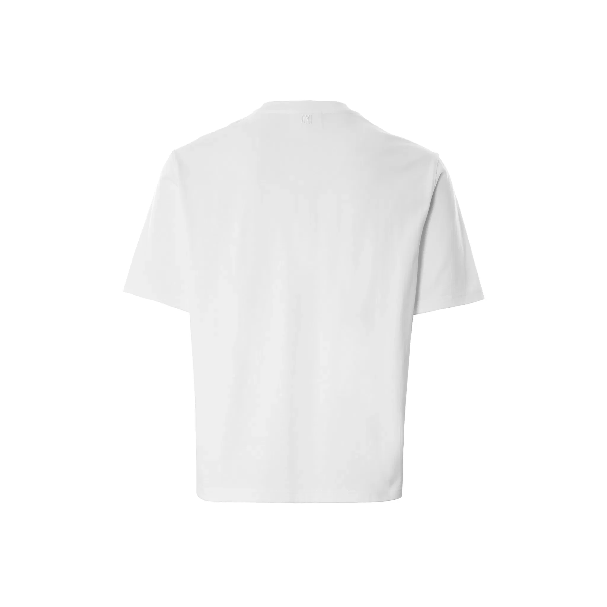 AMI PARIS De Coeur Chain Stitch Tee White (FW20)