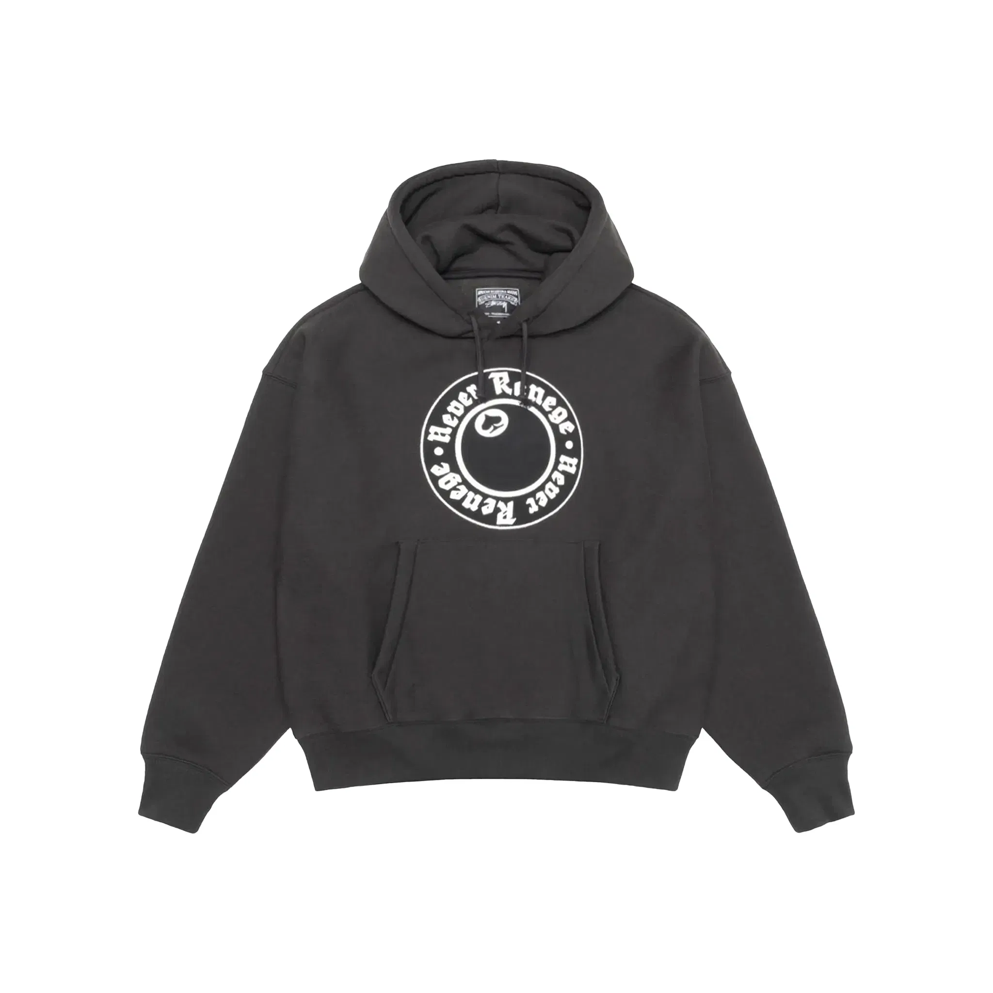 Denim Tears Stüssy x Denim Tears Never Renege Hoodie Black (SS25)