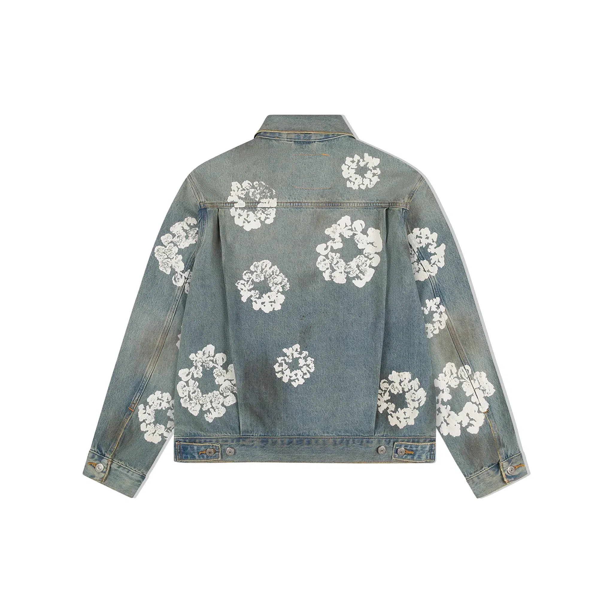 Denim Tears x LEVI'S Dirty Wash Wreath Type-2 Jacket Light Wash (SS24)