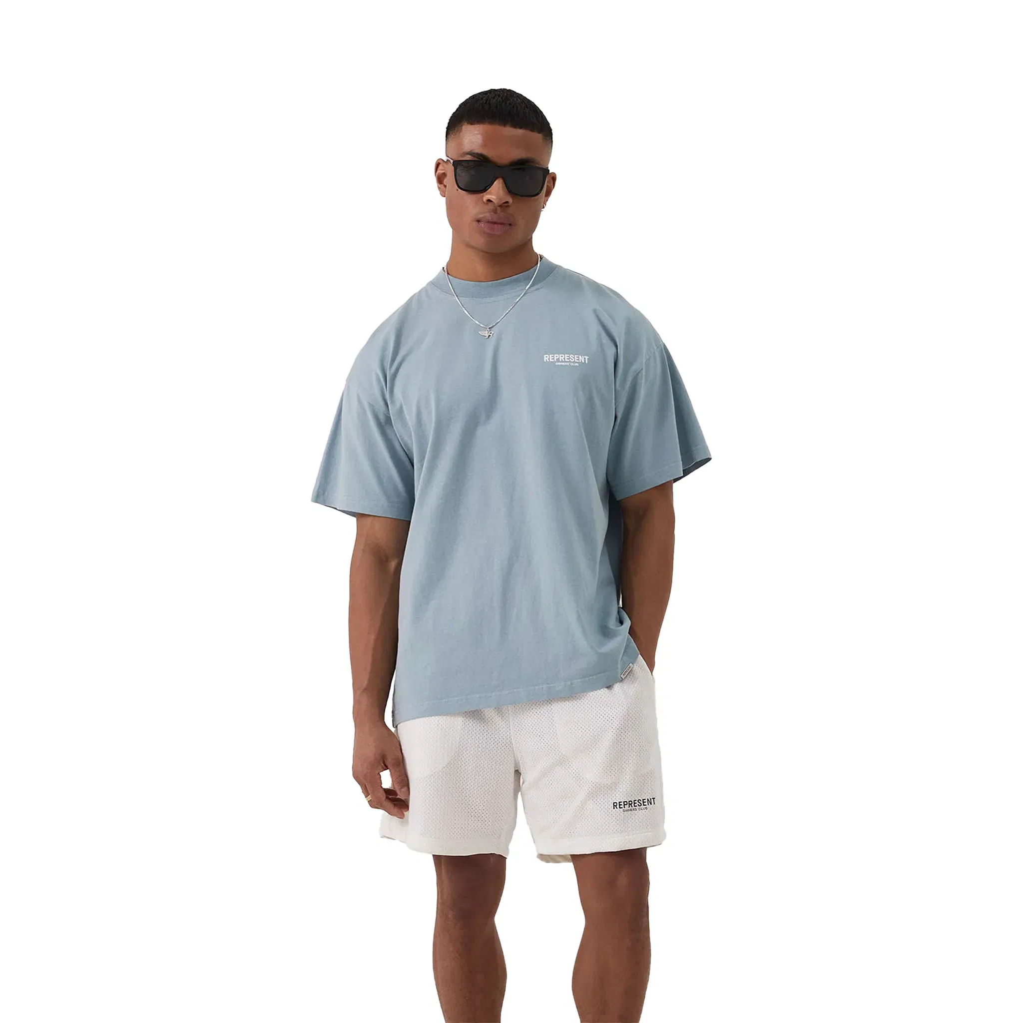 Represent Owners Club Tee Powder Blue (FW23)
