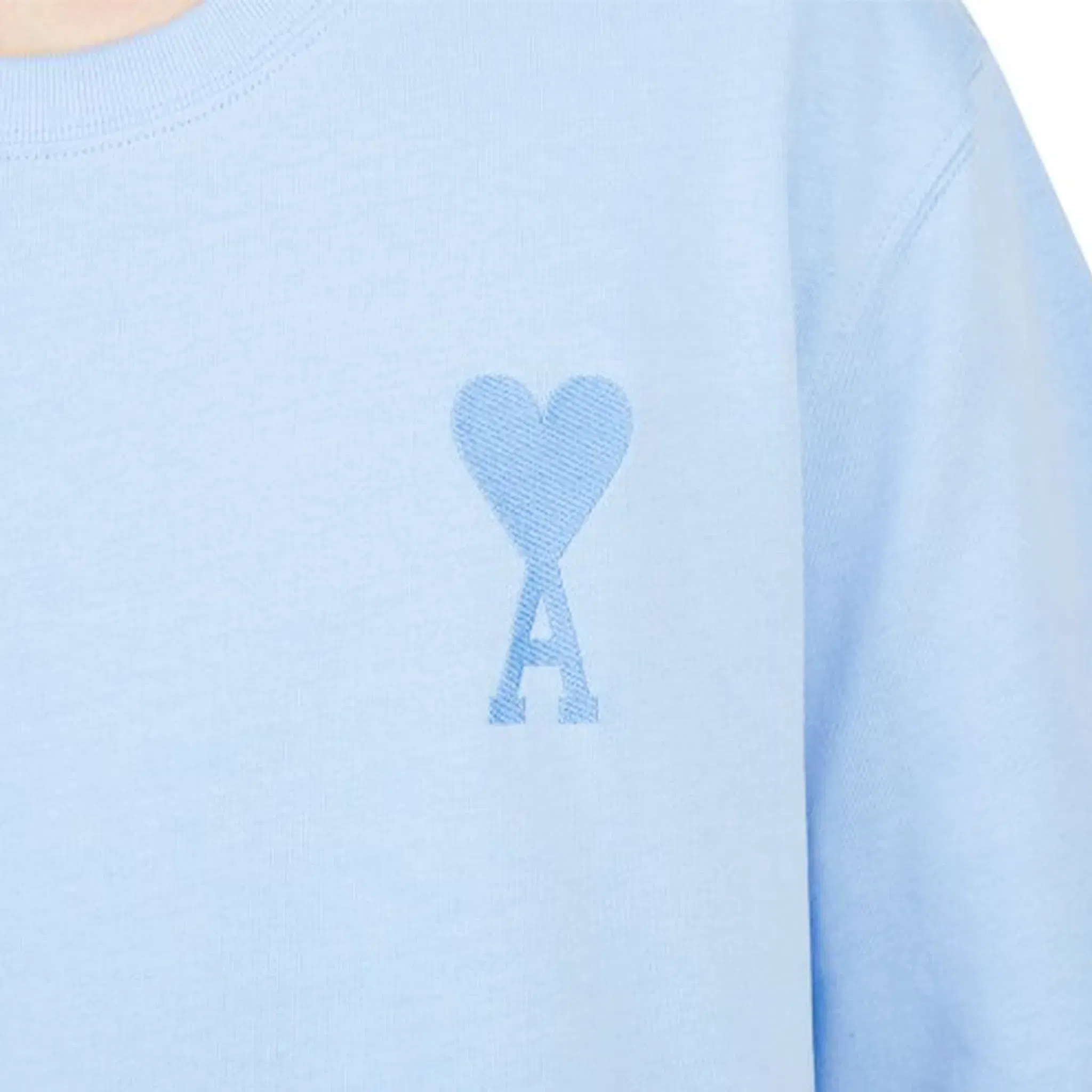 AMI PARIS Tonal De Coeur Tee Sky Blue (SS23)