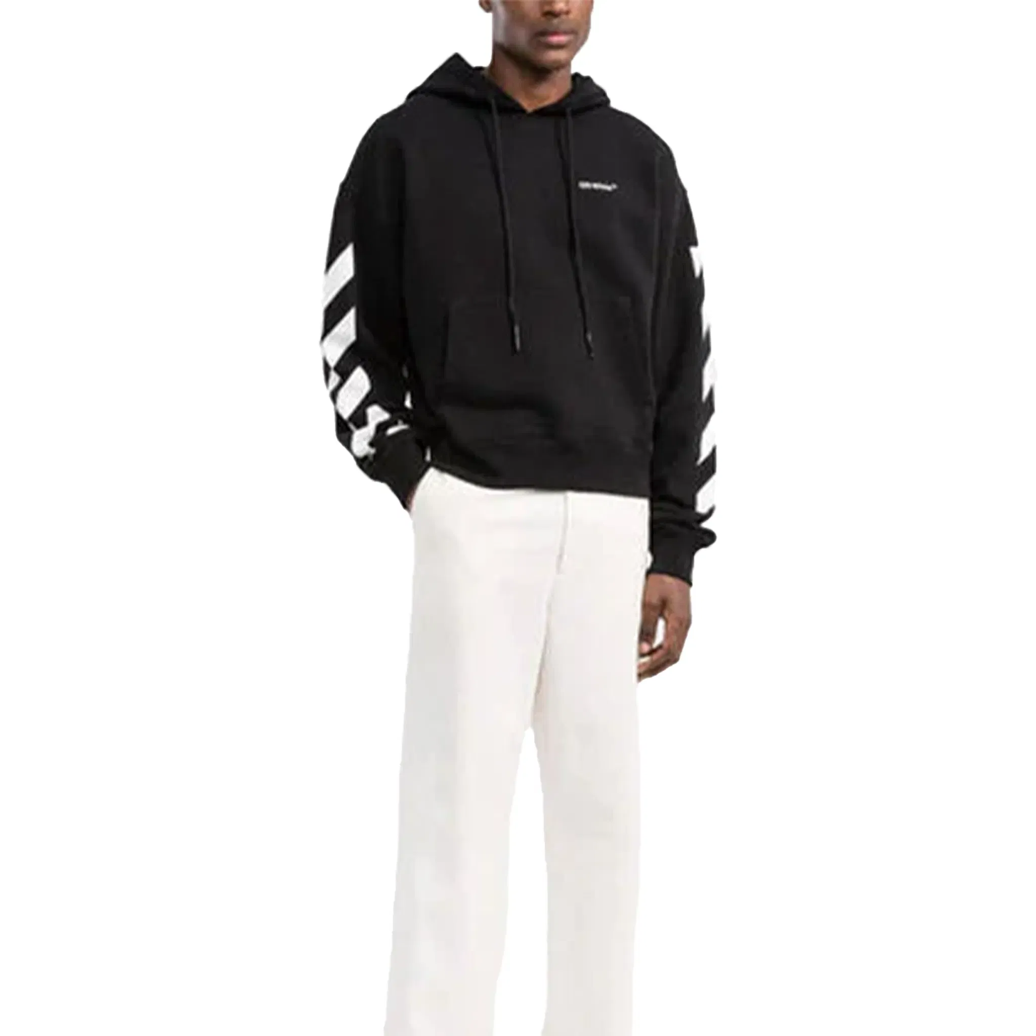 OFF-WHITE Helvetica Oversized Hoodie Black/White (SS22)