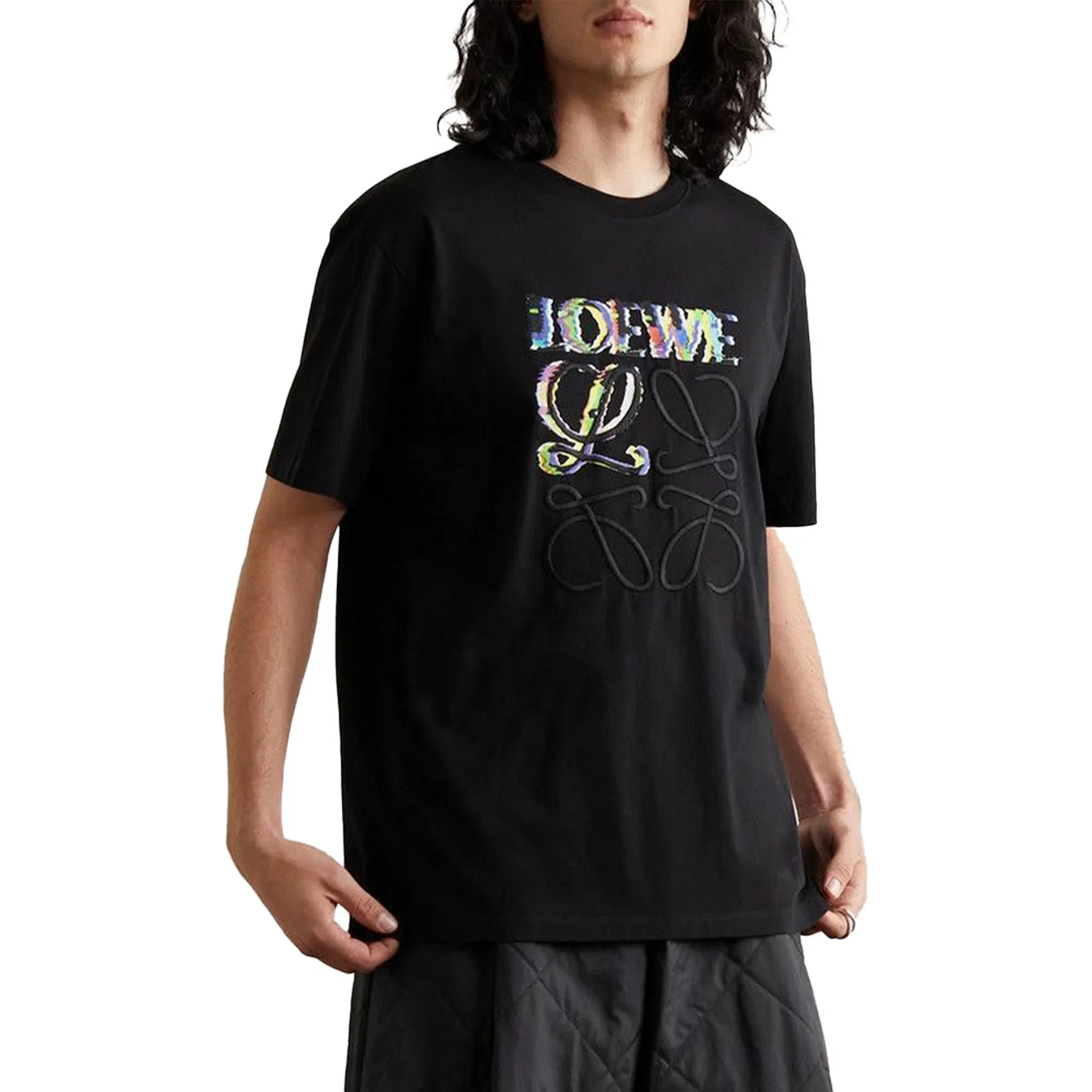 LOEWE Logomania Glitch Anagram Tee Black (SS23)