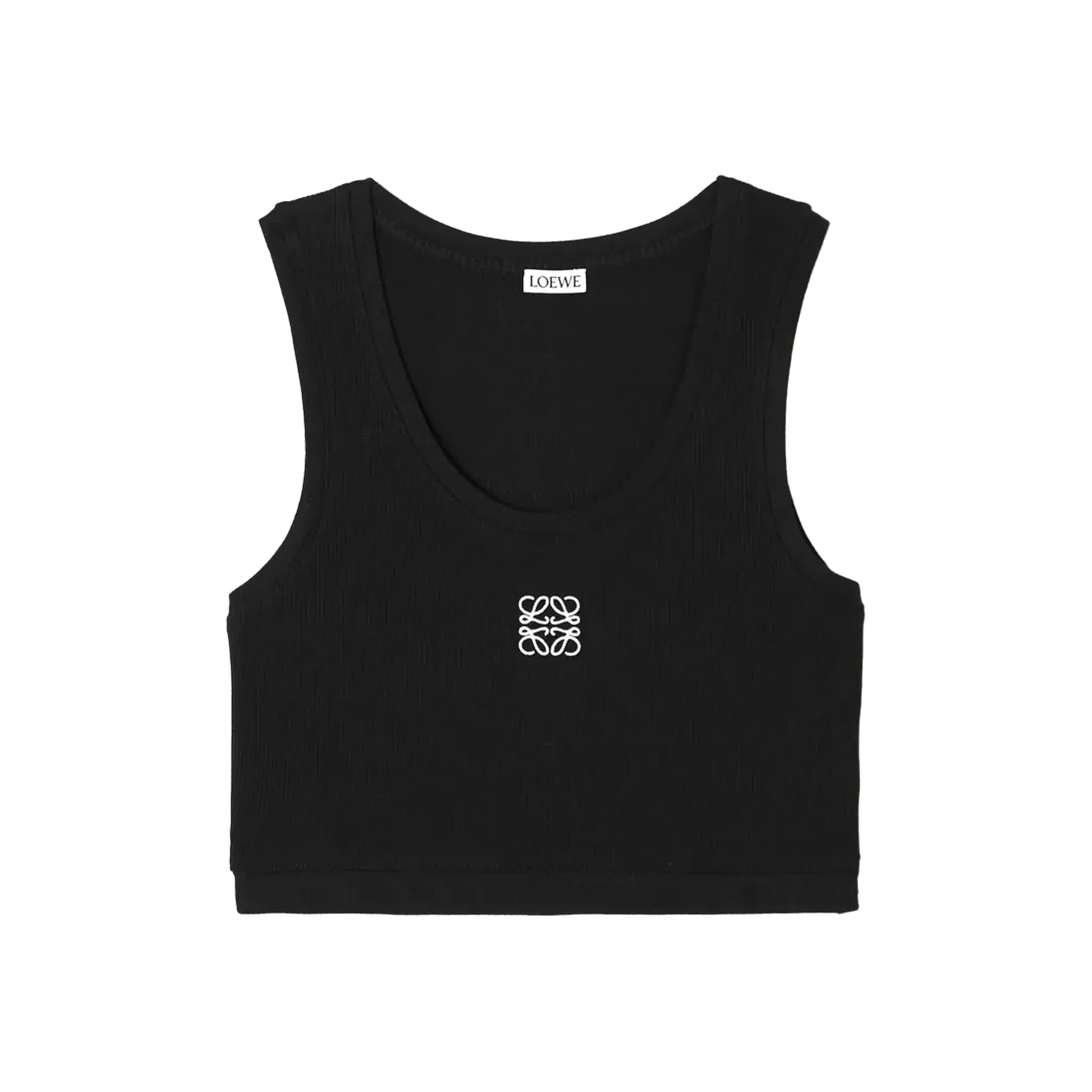 LOEWE Anagram Cropped Tank Top Black (SS22)