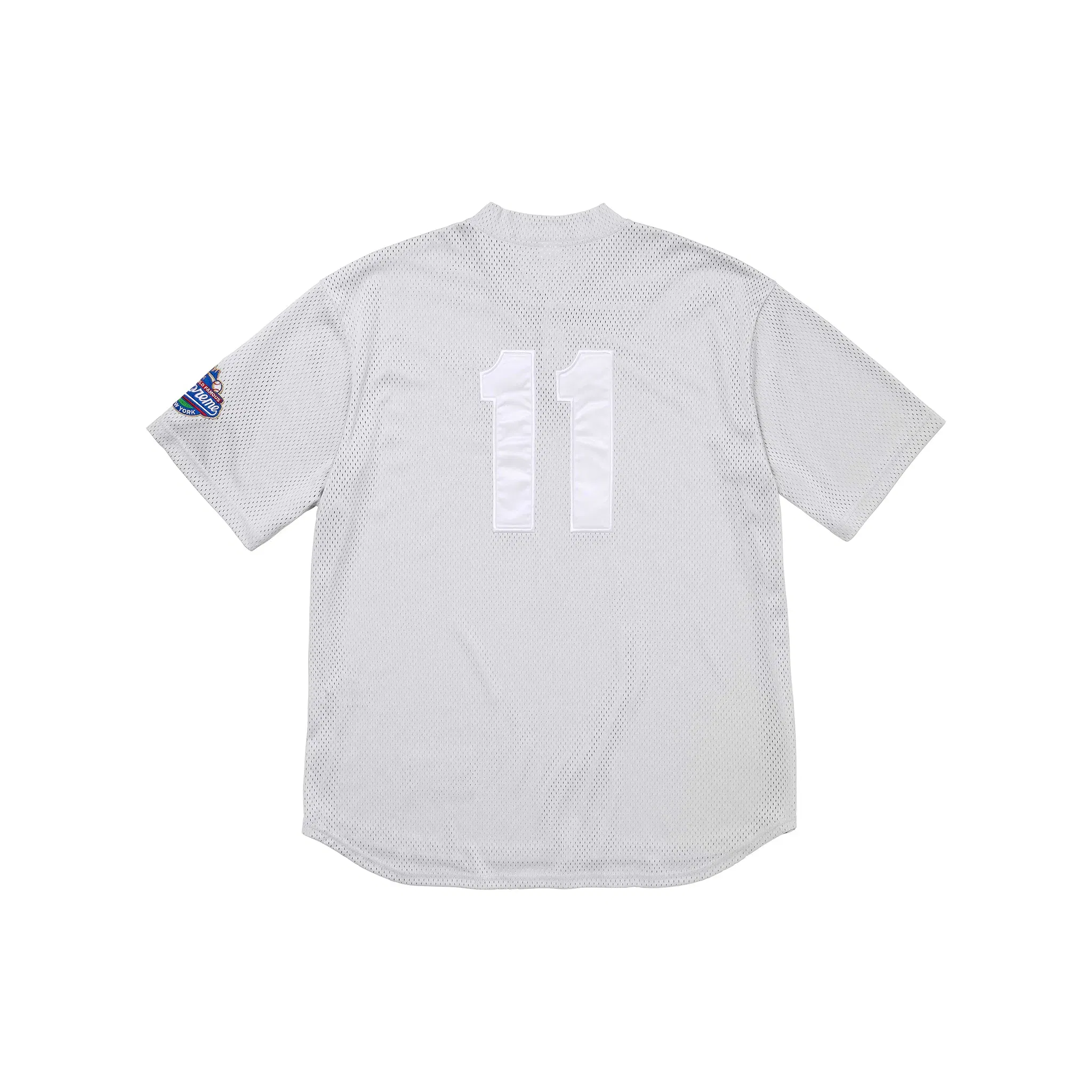Supreme S Logo Baseball Henley Jersey Grey (FW24)