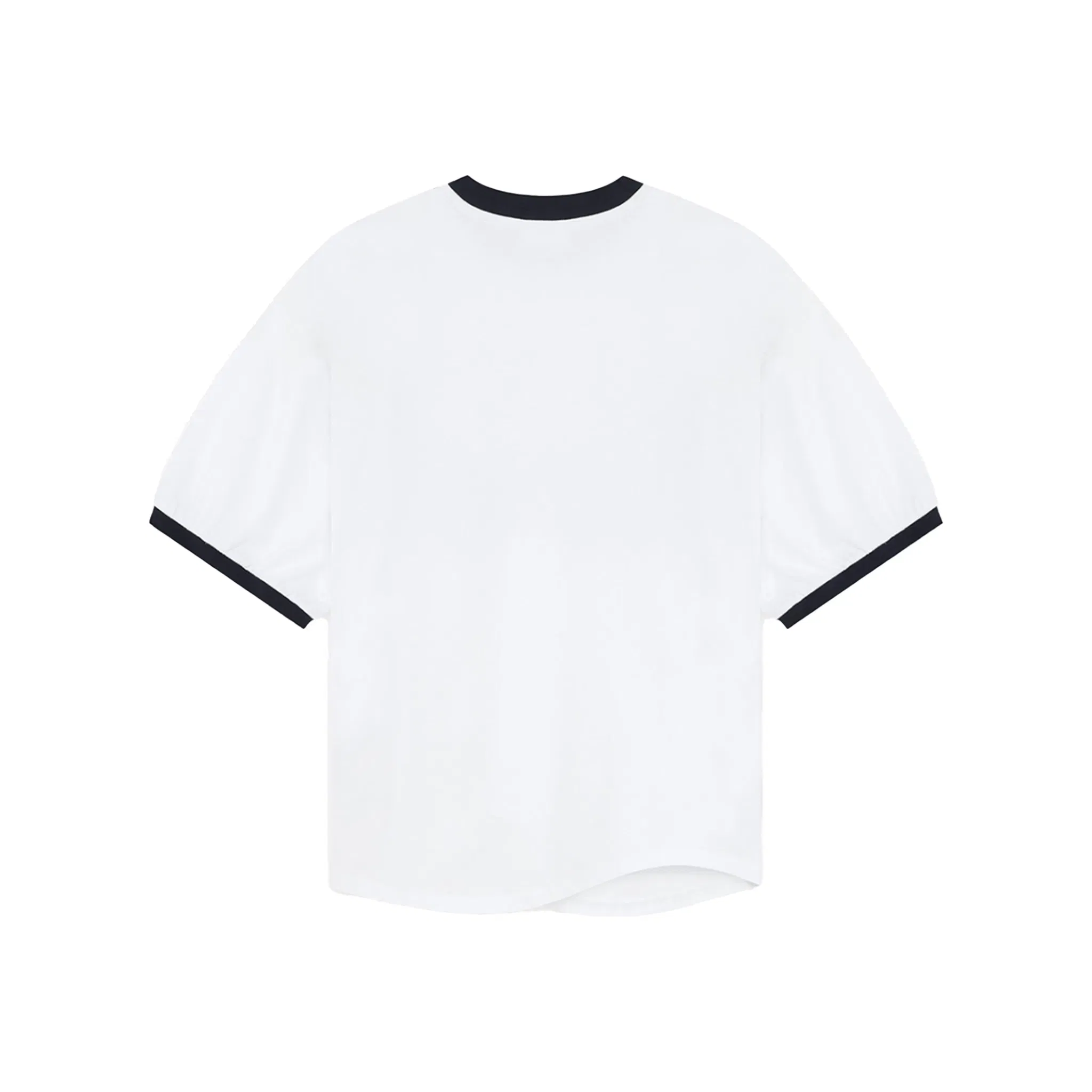WE11DONE Colour Logo Monster Print Ringer Tee White (SS24)