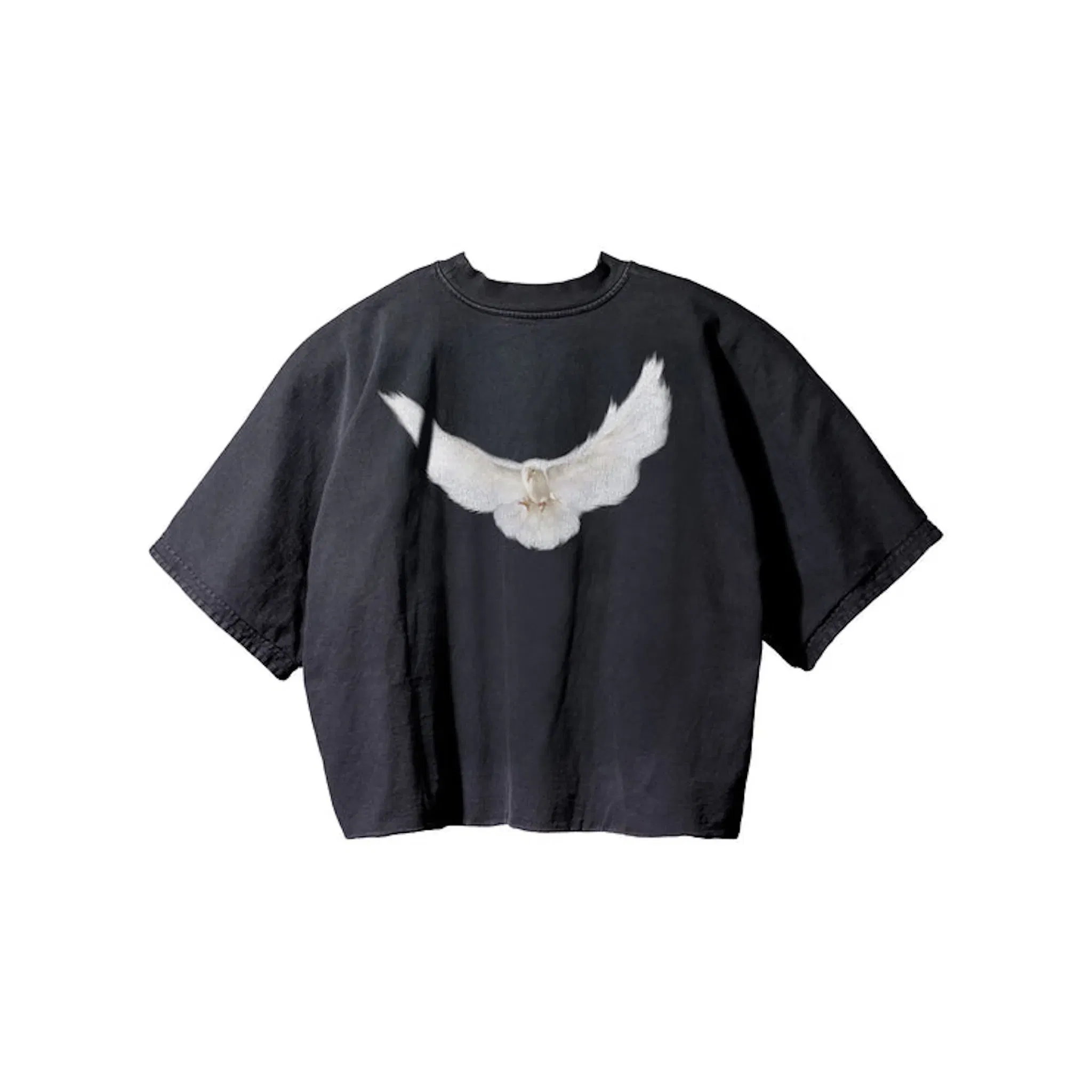 Yeezy Gap Engineered by BALENCIAGA Dove No Seam Tee Washed Black (SS22)