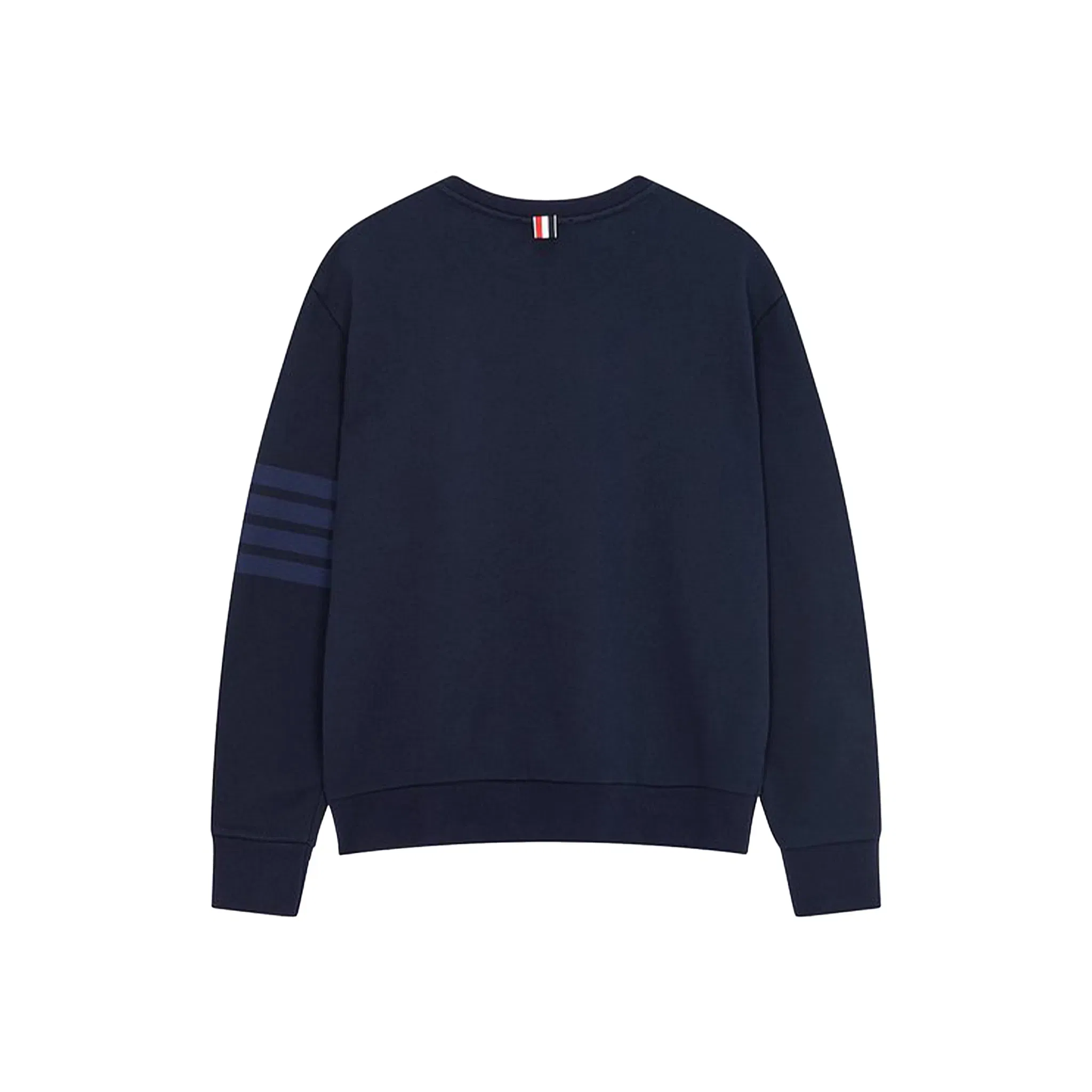 THOM BROWNE Classic Loopback 4-Bar Relaxed Sweatshirt Navy (SS23)